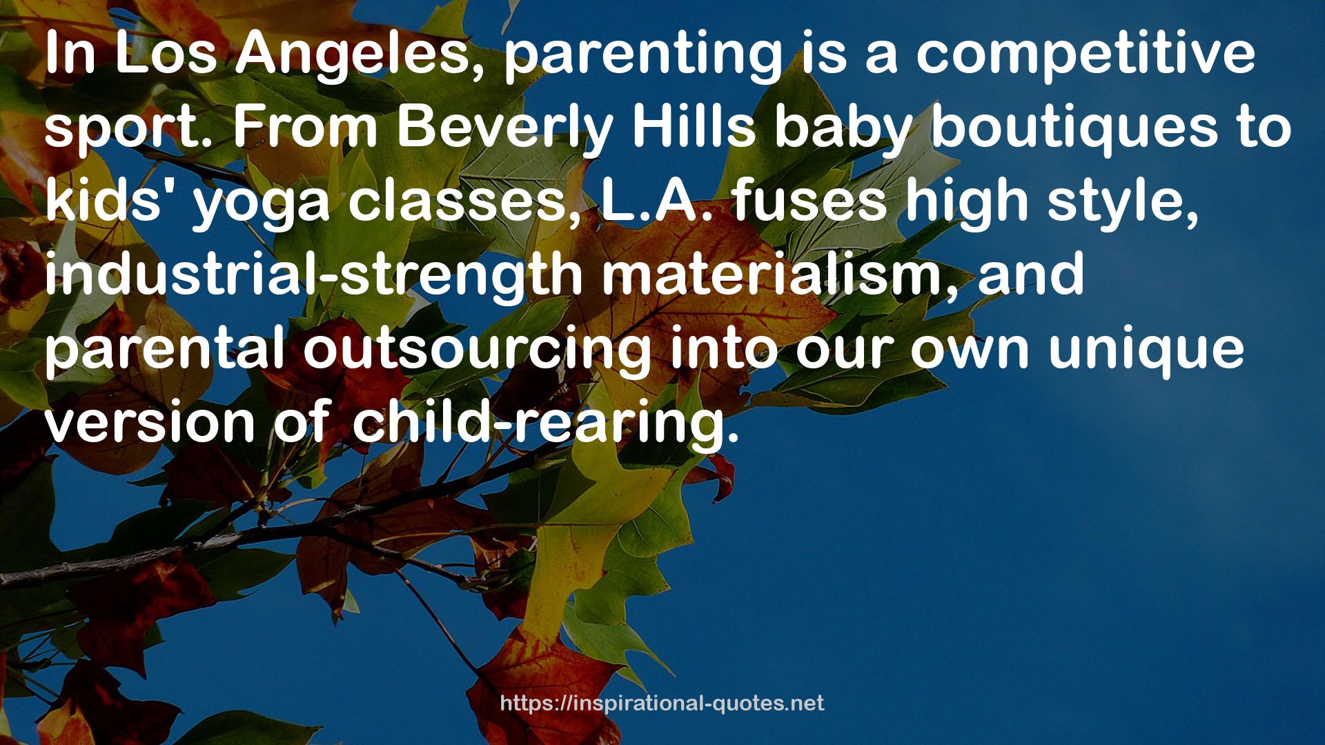 Beverly Hills baby boutiques  QUOTES