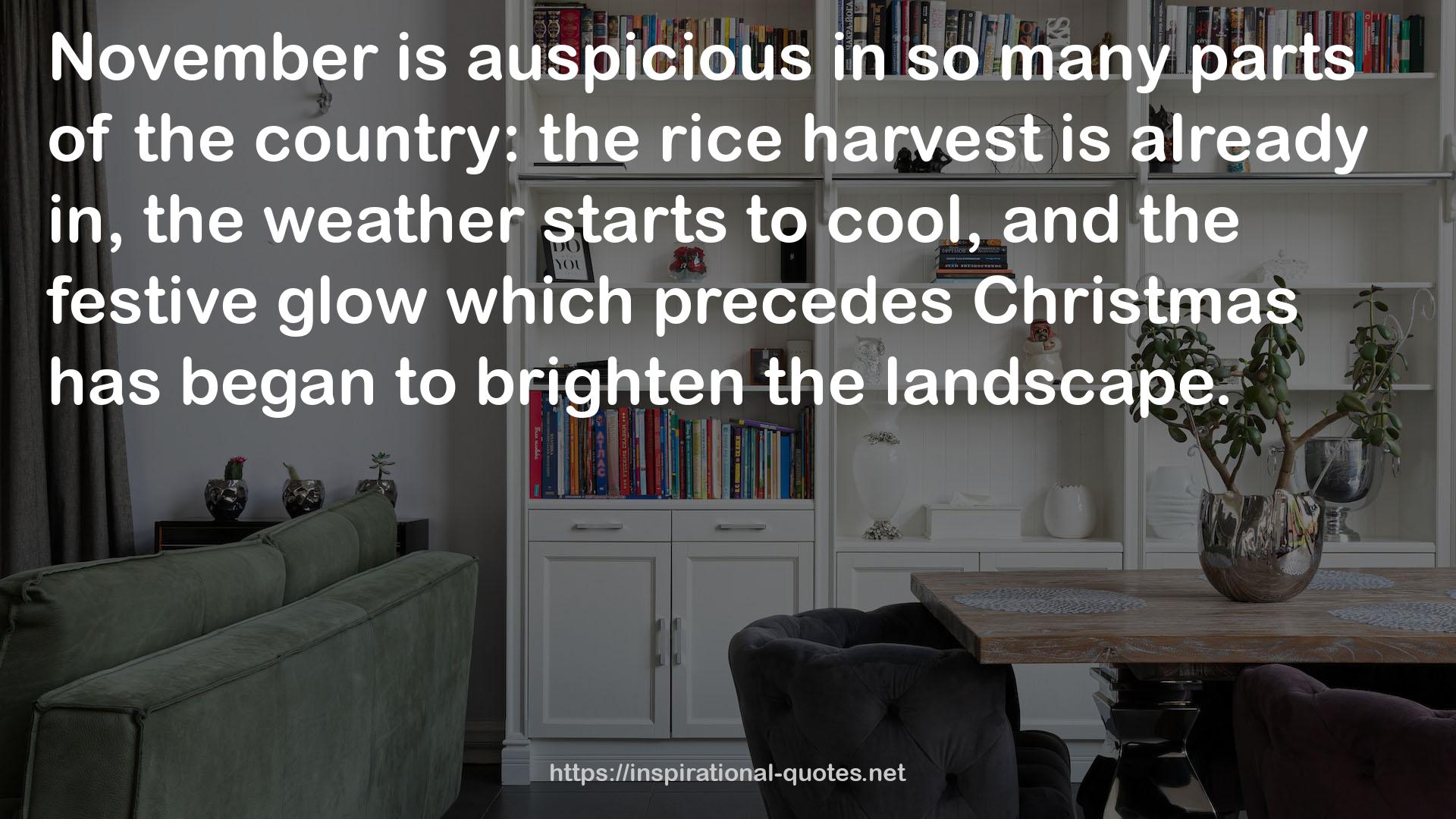 the rice harvest  QUOTES