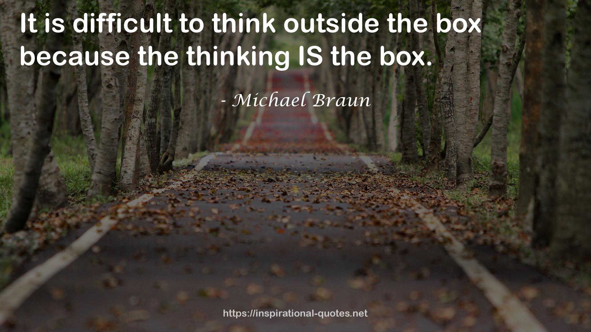 Michael Braun QUOTES