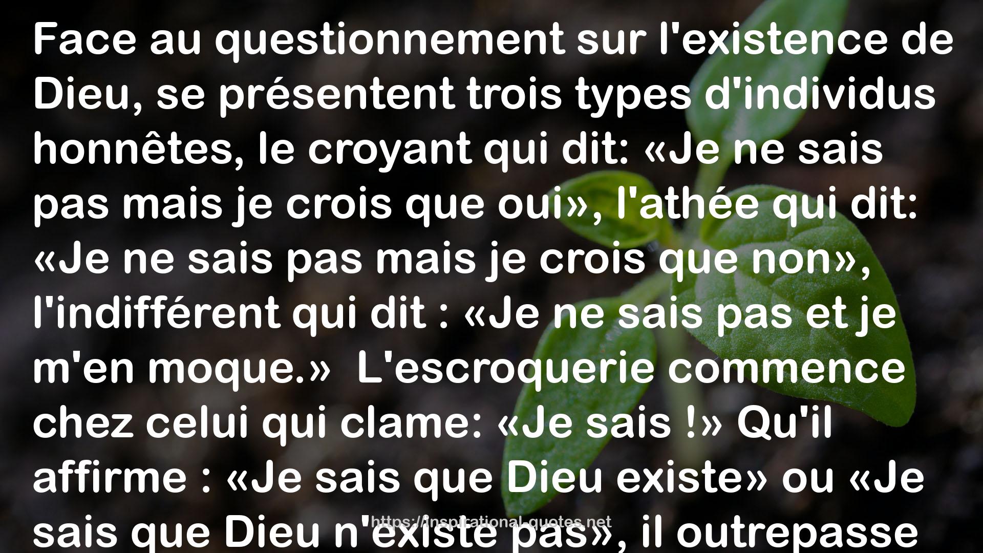 trois  QUOTES