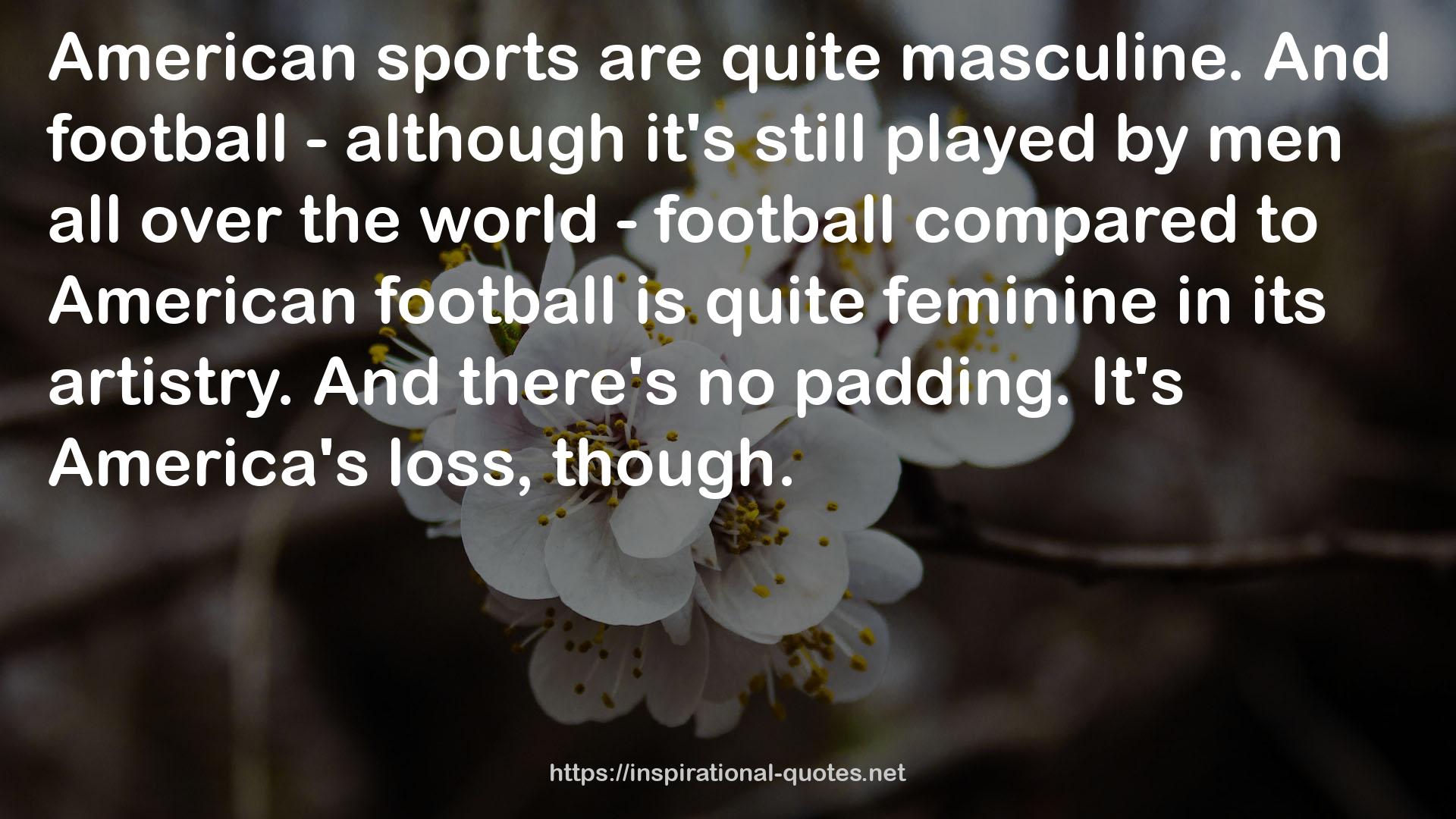 American football  QUOTES