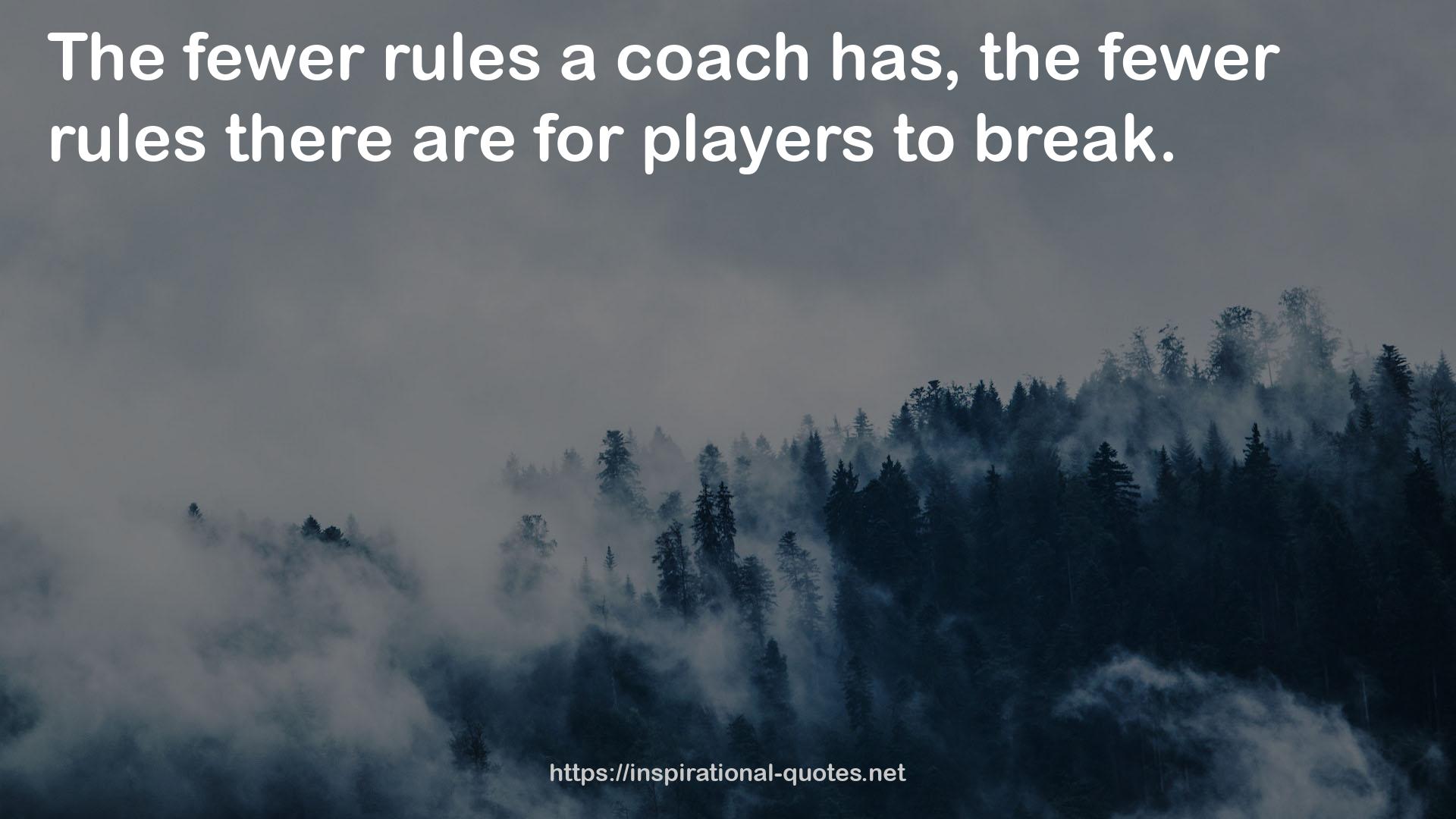 Coach  QUOTES