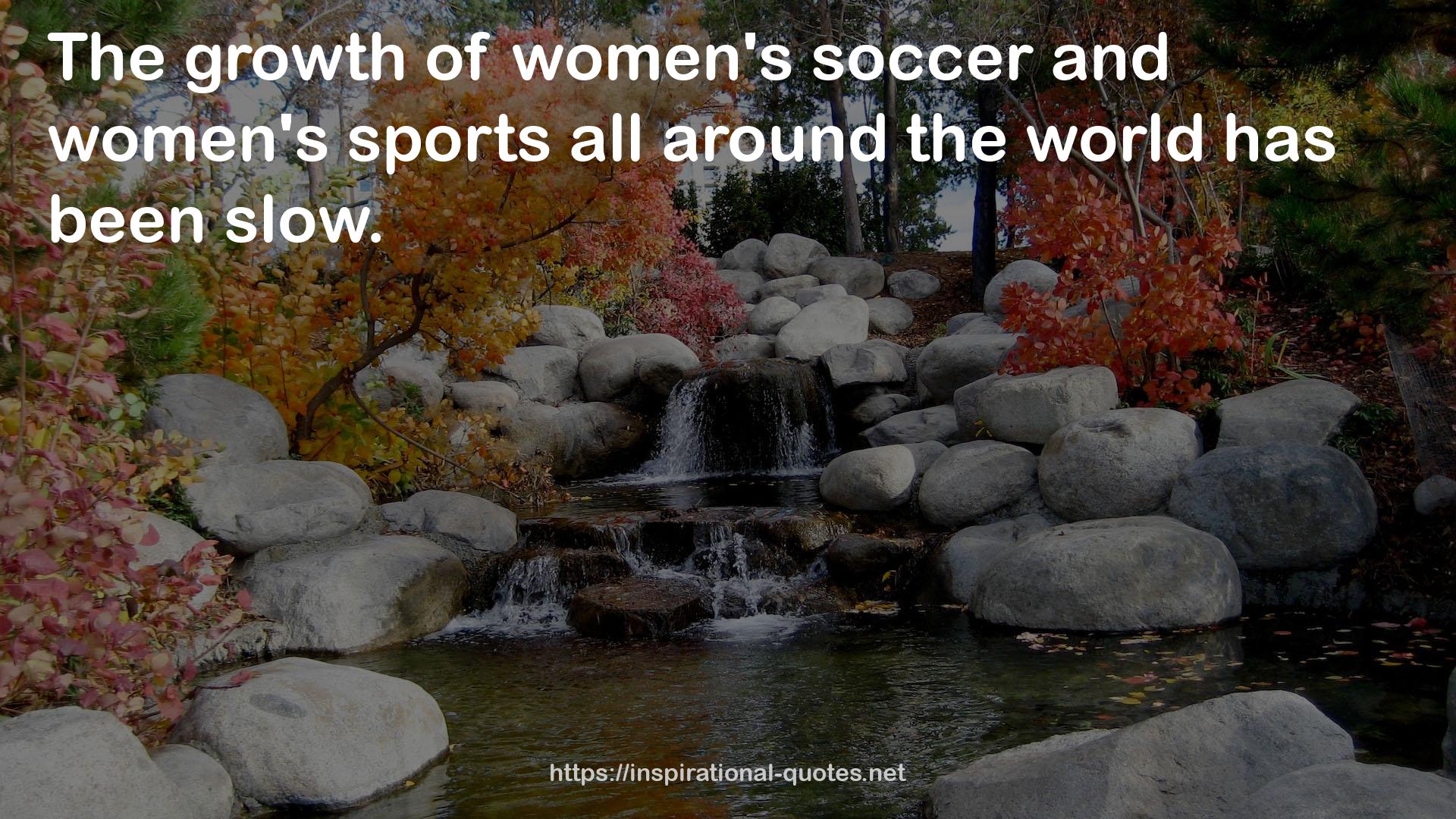 women's soccer  QUOTES