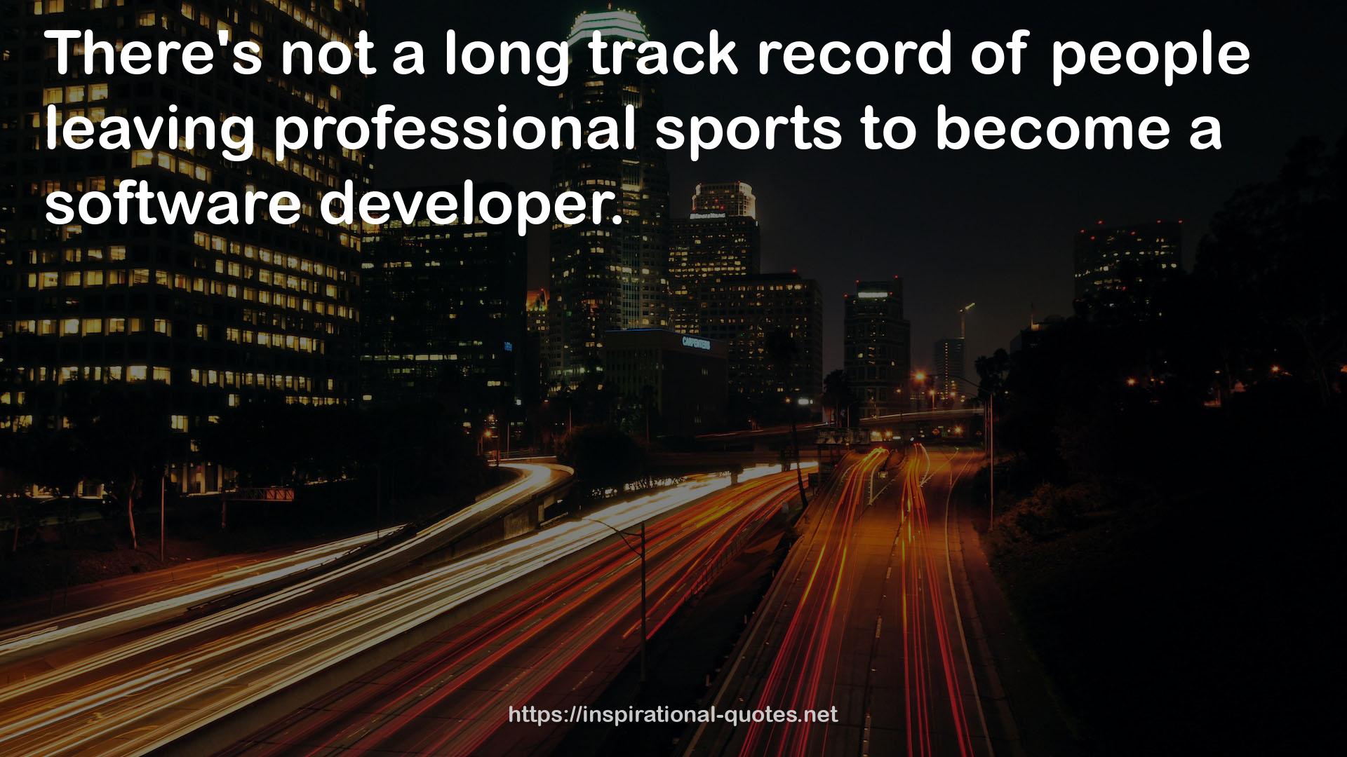 professional sports  QUOTES