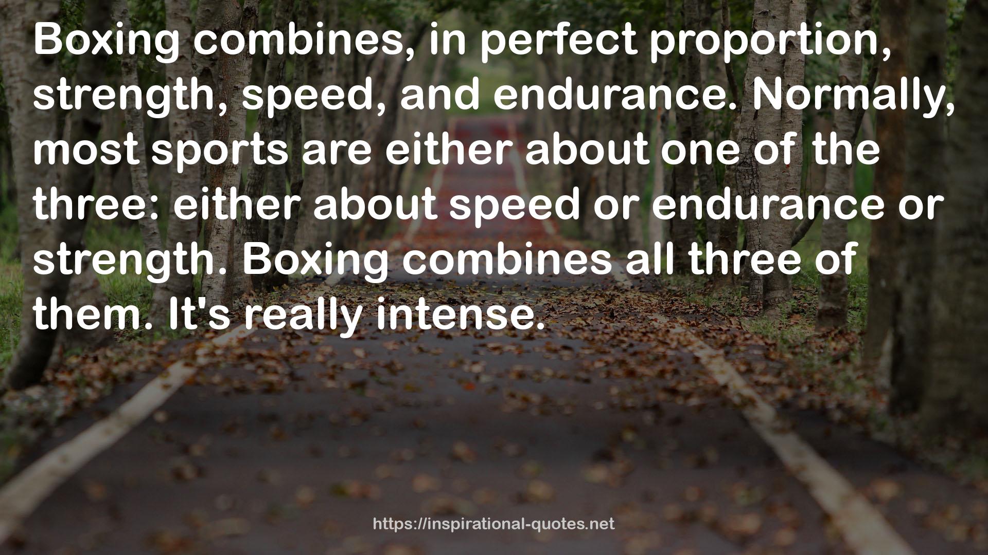boxing  QUOTES