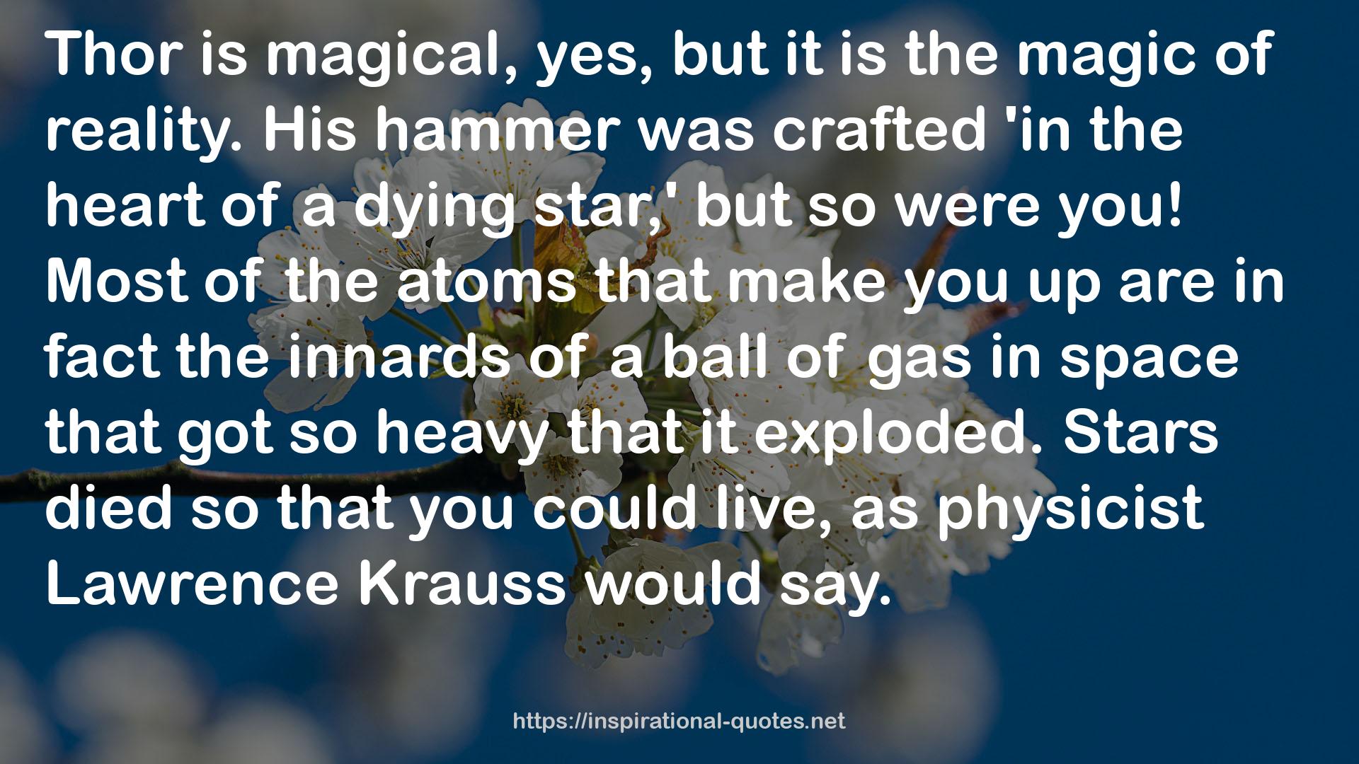 Lawrence Krauss  QUOTES