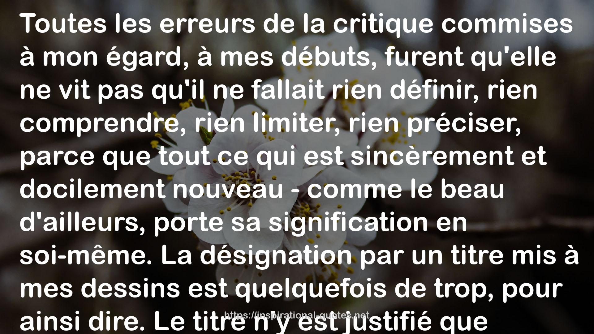 erreurs  QUOTES