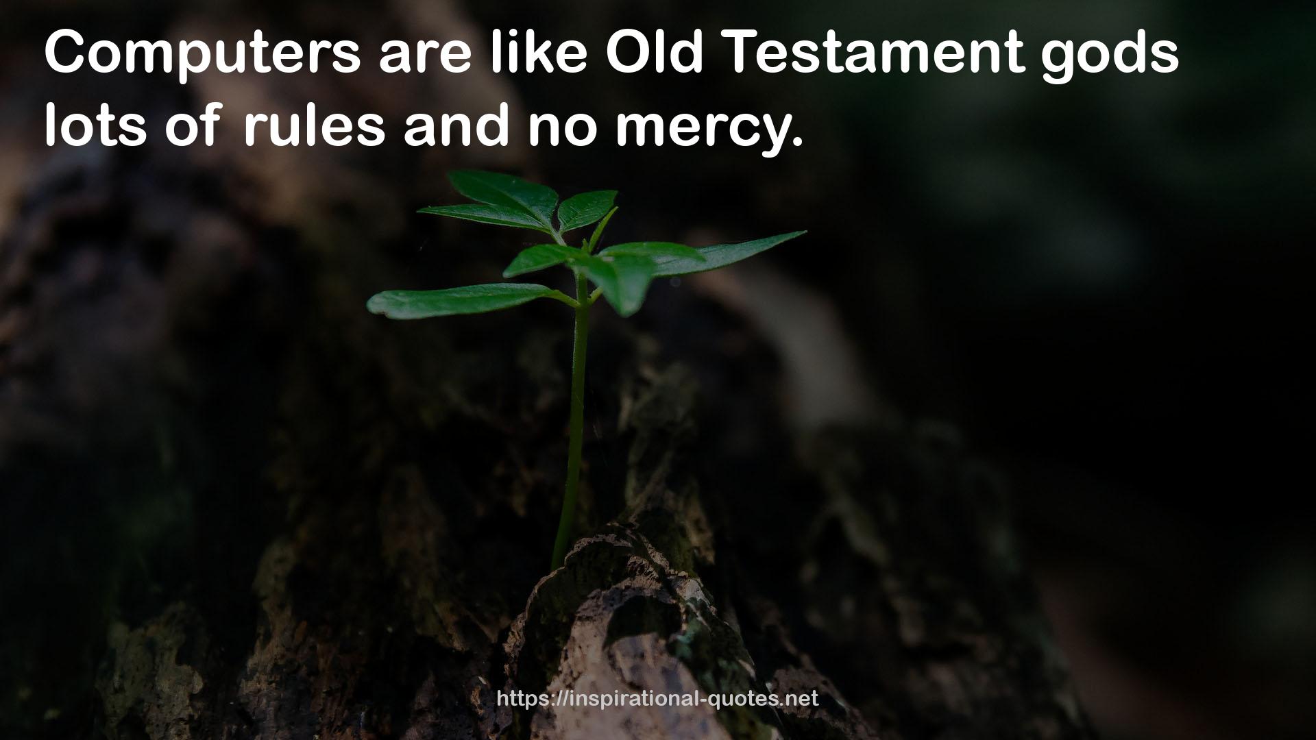 Old Testament  QUOTES