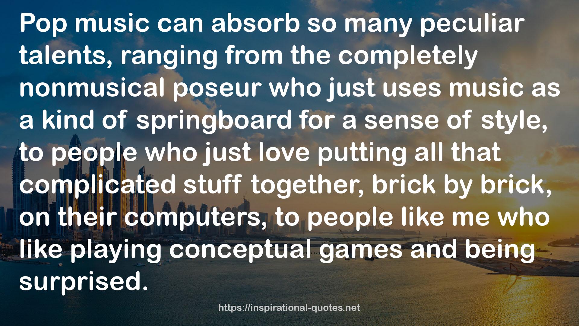 conceptual games  QUOTES