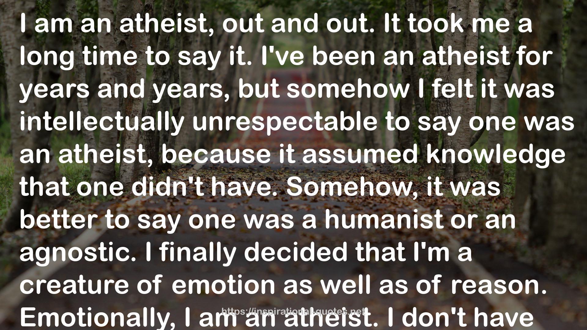 a humanist  QUOTES