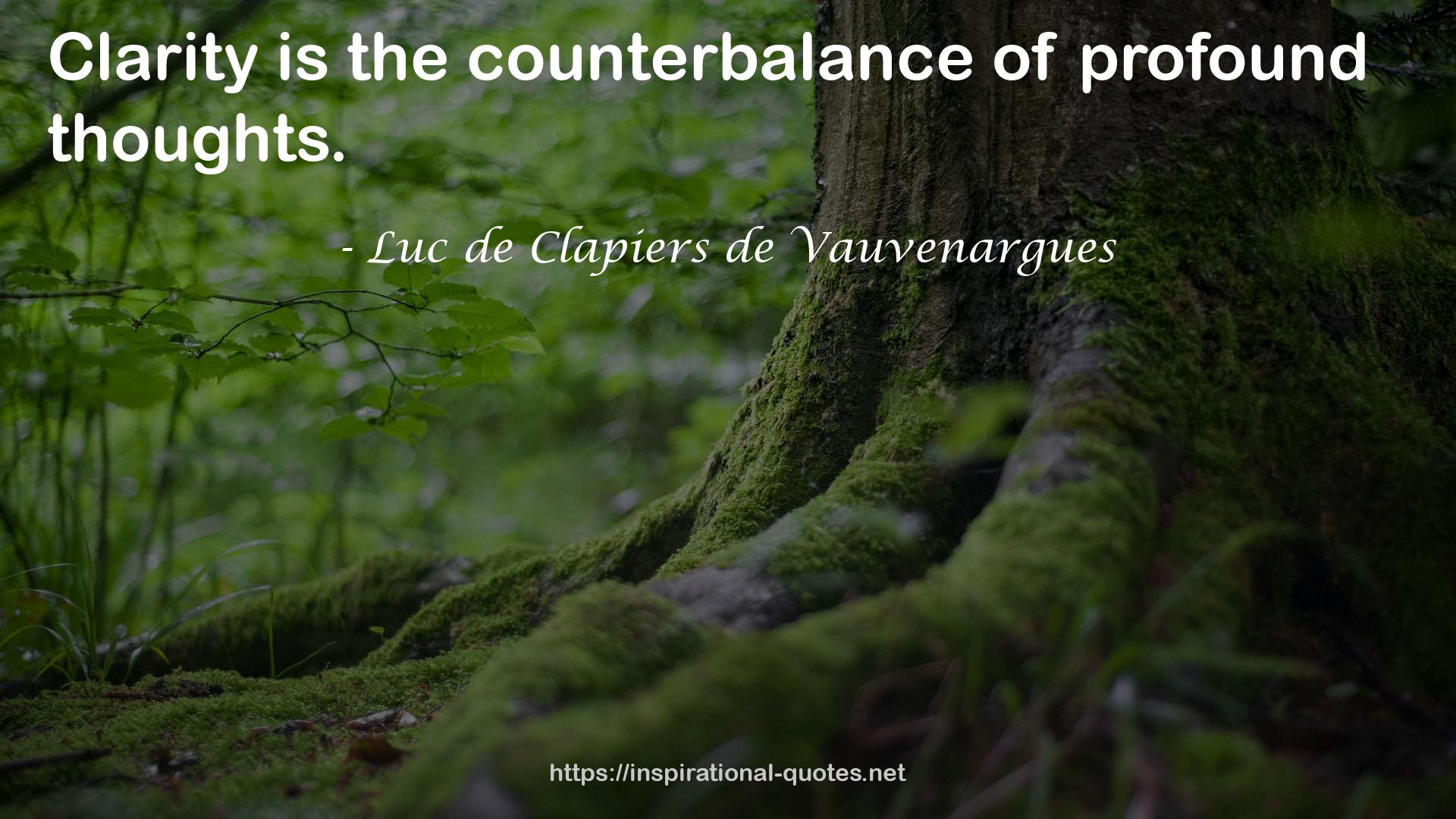 the counterbalance  QUOTES