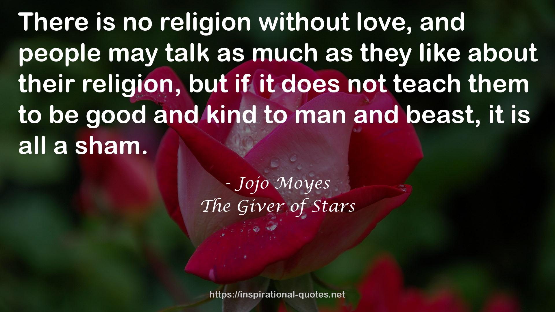 The Giver of Stars QUOTES