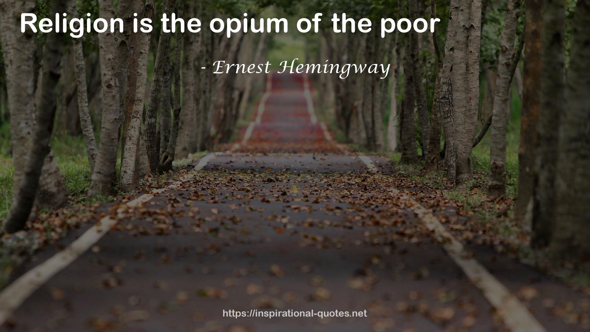 Ernest Hemingway QUOTES