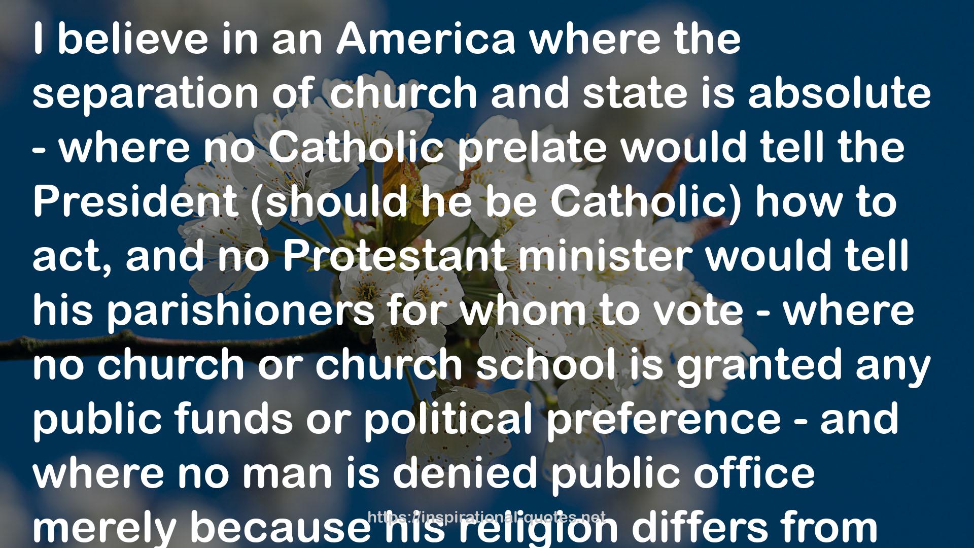 Religious liberty  QUOTES