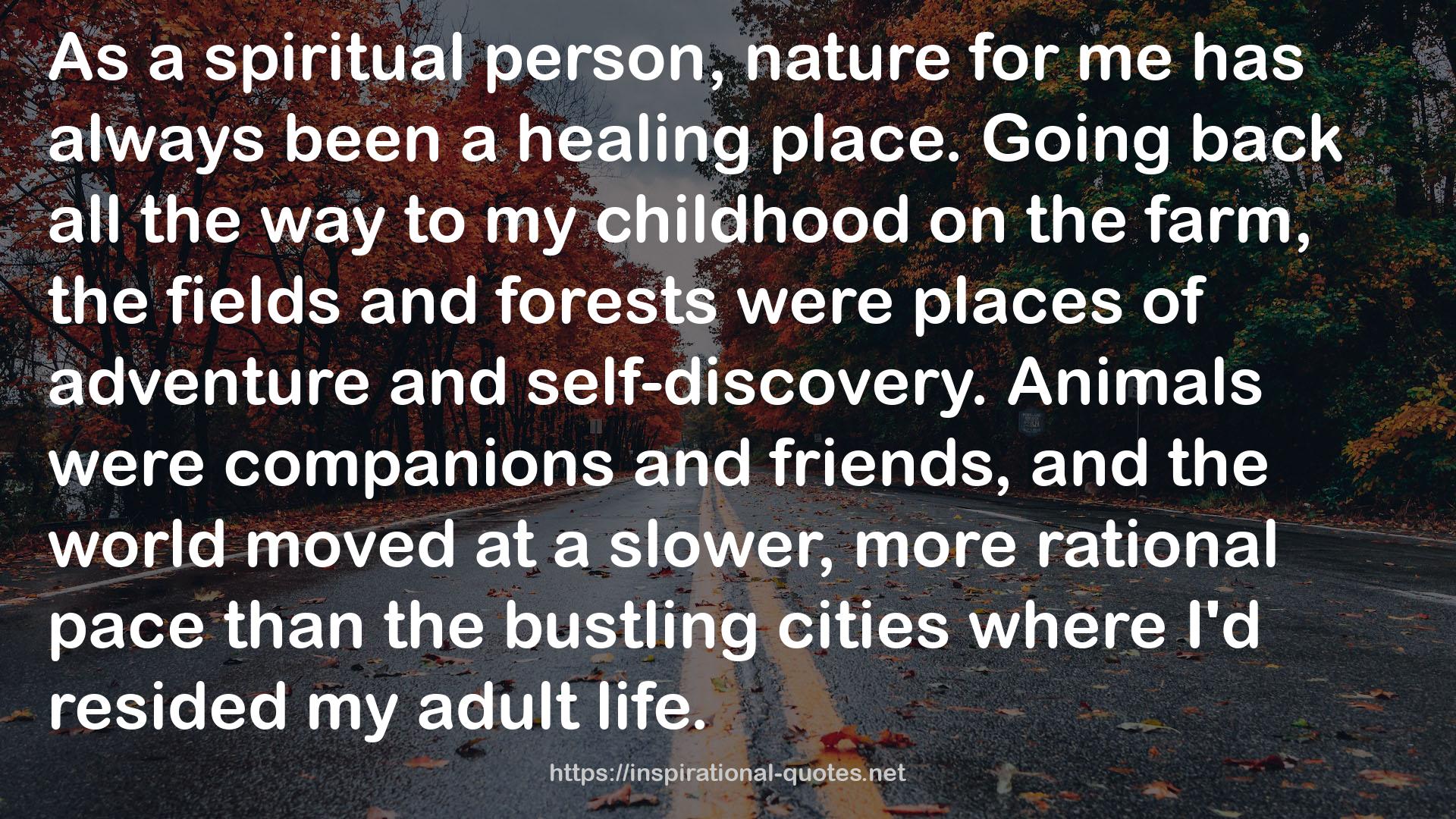 the bustling cities  QUOTES