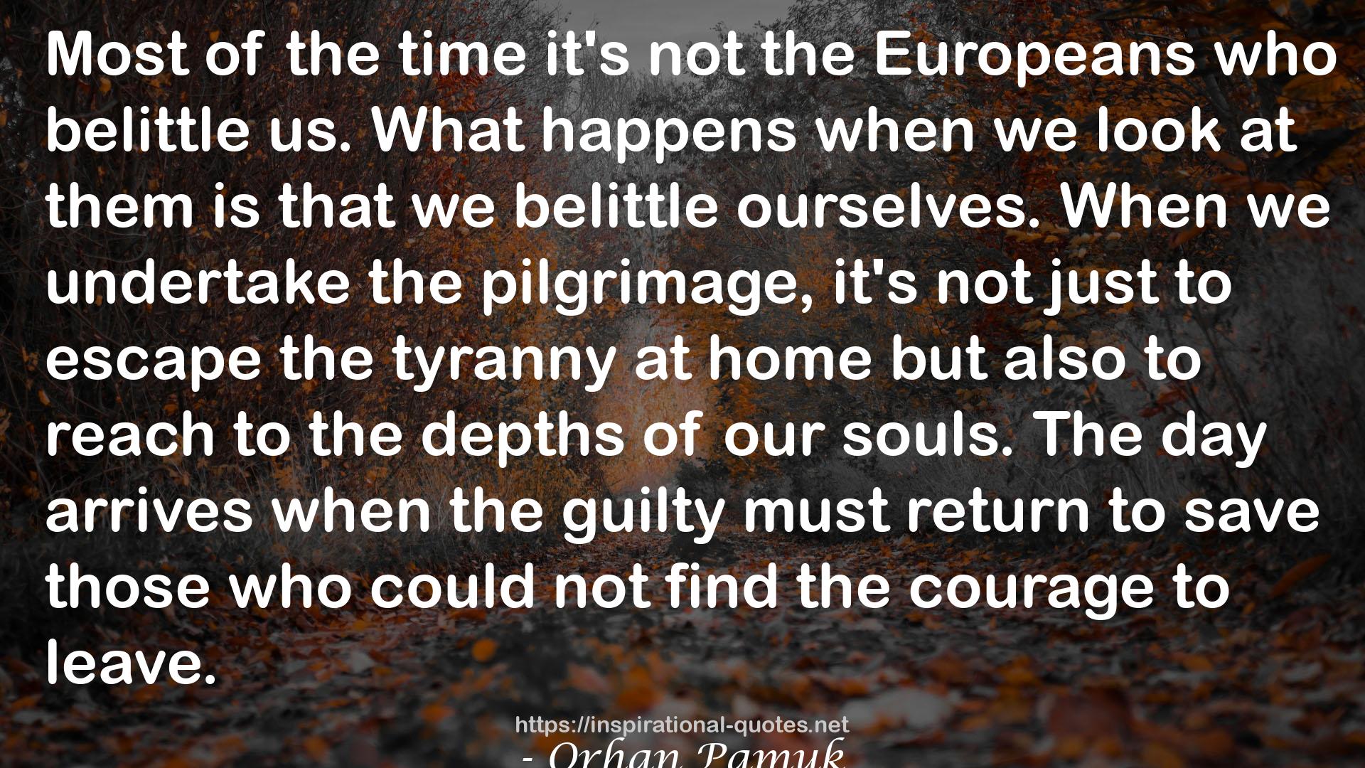 Orhan Pamuk QUOTES