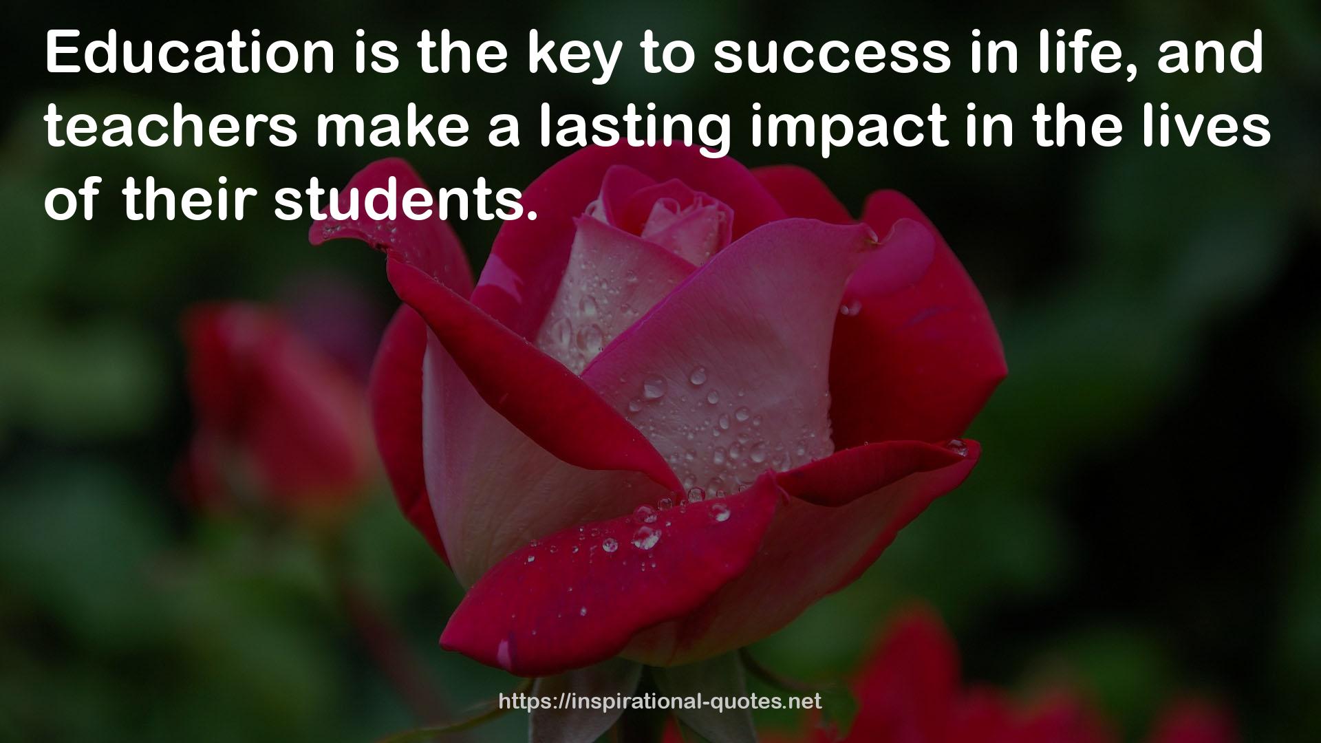 a lasting impact  QUOTES