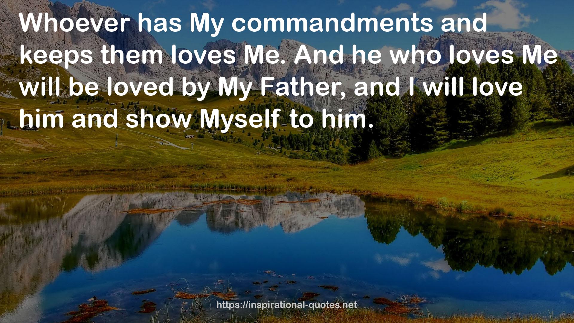 My commandments  QUOTES