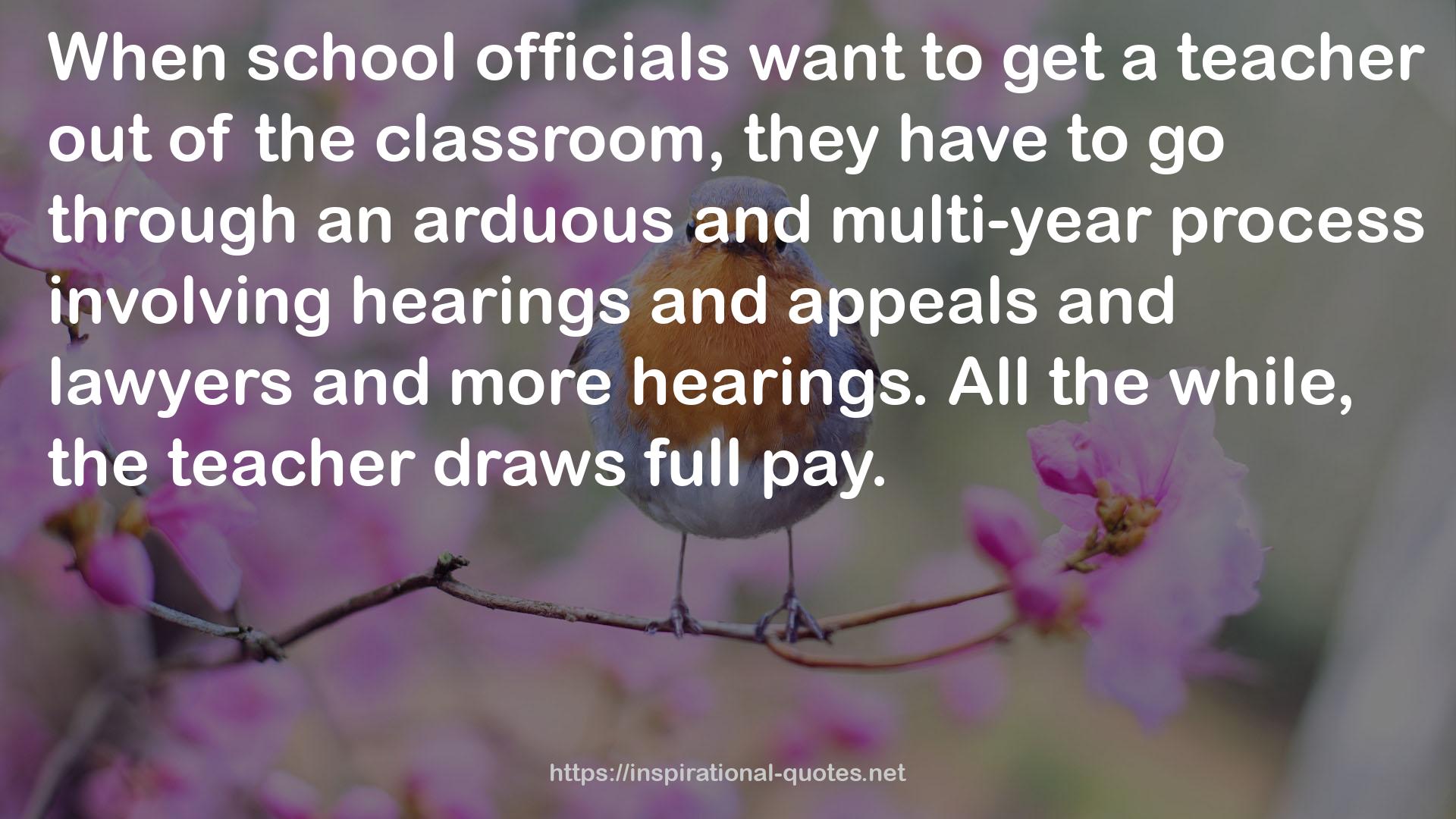 school officials  QUOTES