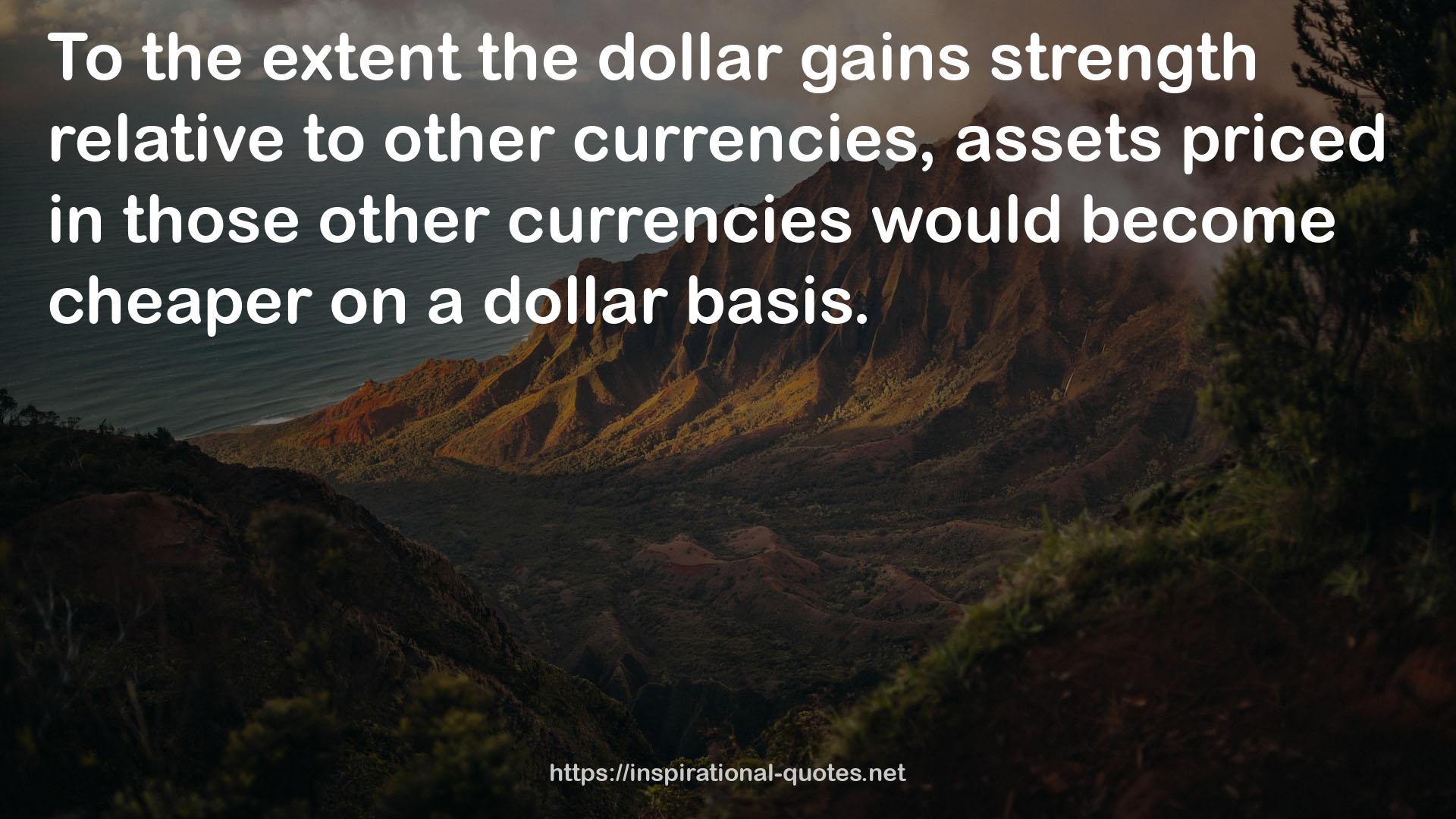 those other currencies  QUOTES