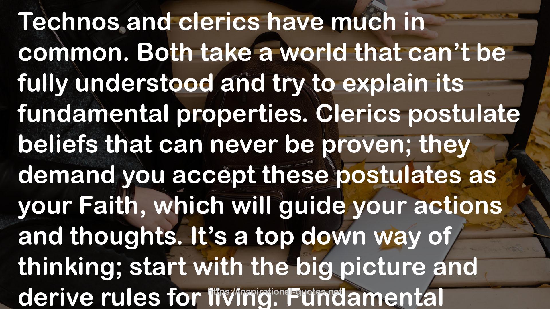 clerics  QUOTES