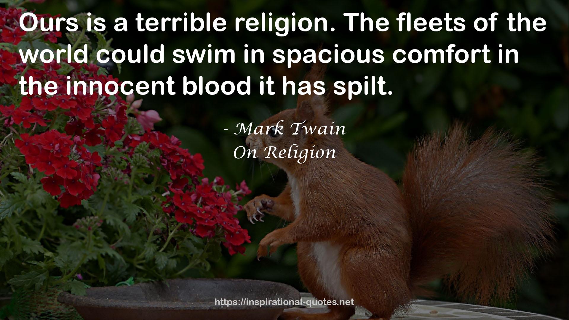 On Religion QUOTES