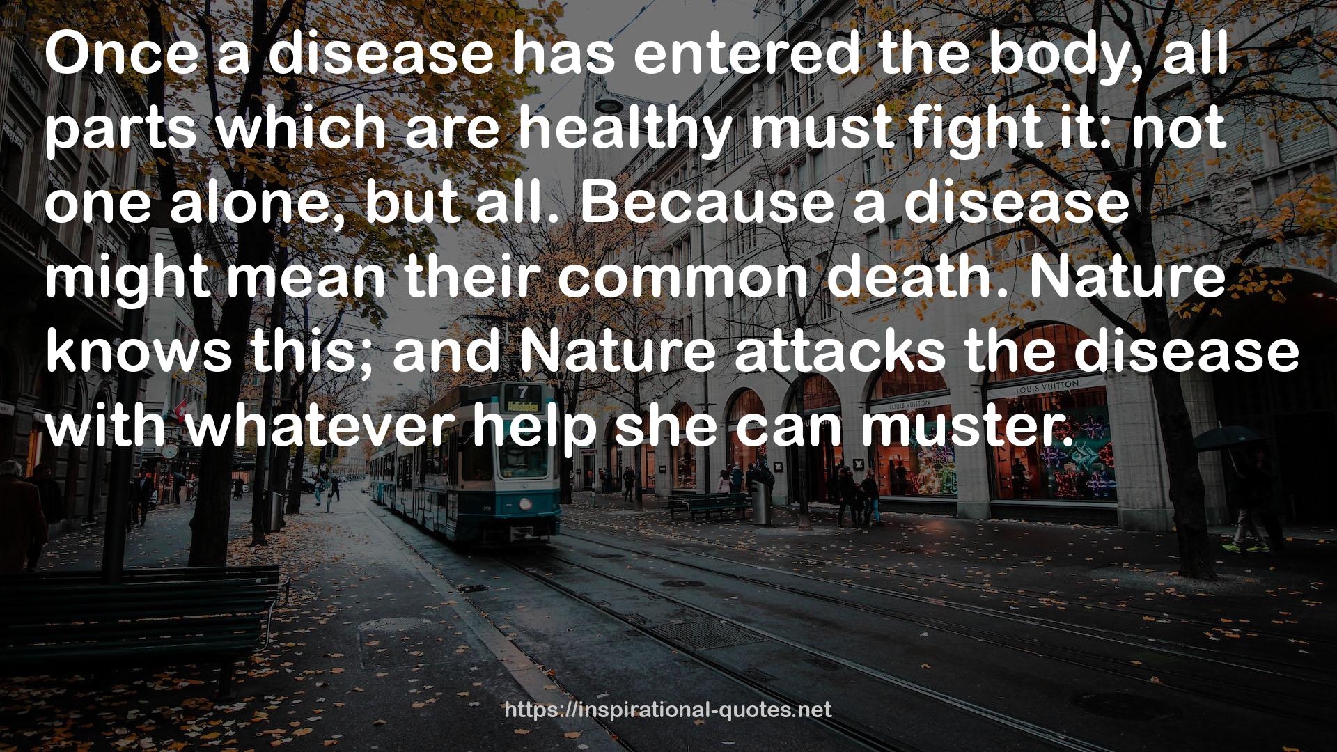 the disease  QUOTES
