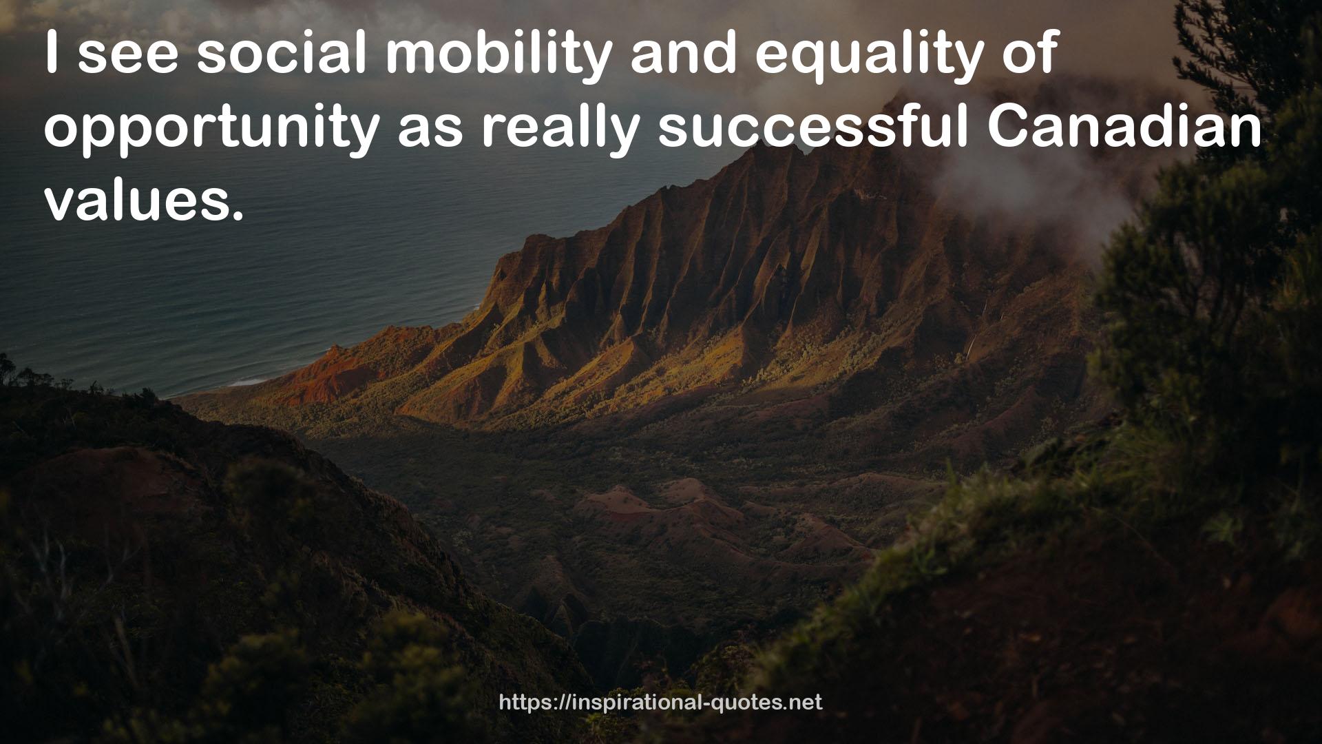 social mobility  QUOTES