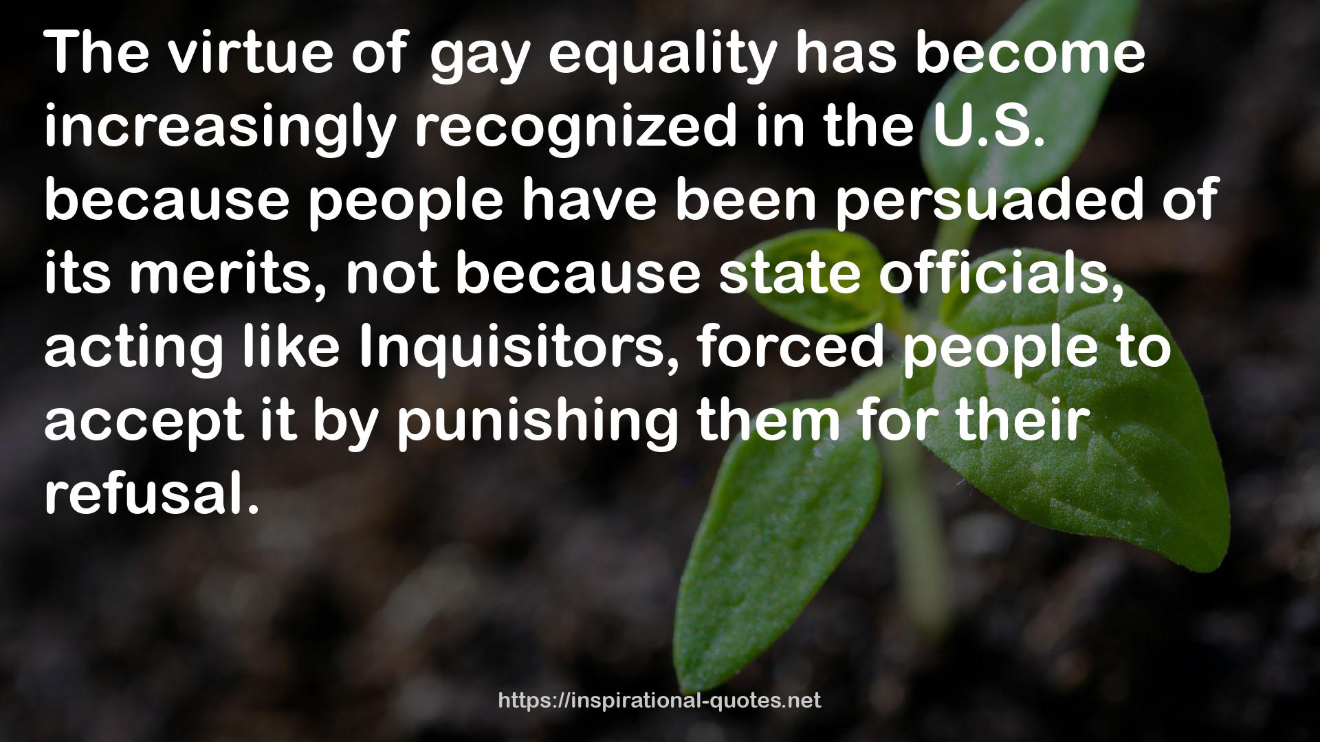 gay equality  QUOTES