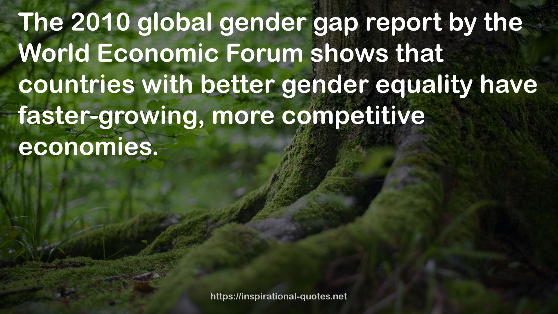 the World Economic Forum  QUOTES