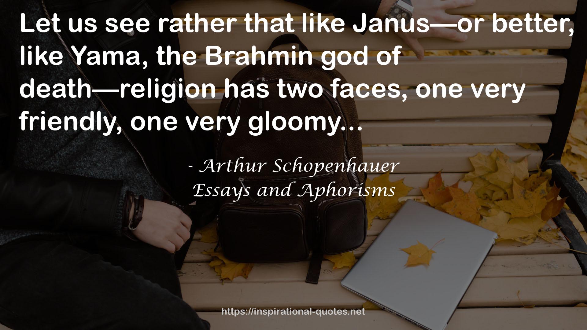 the Brahmin god  QUOTES