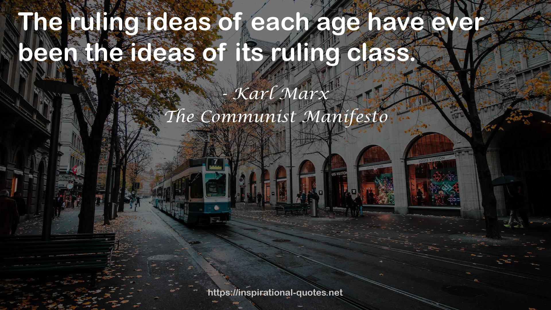 The Communist Manifesto QUOTES