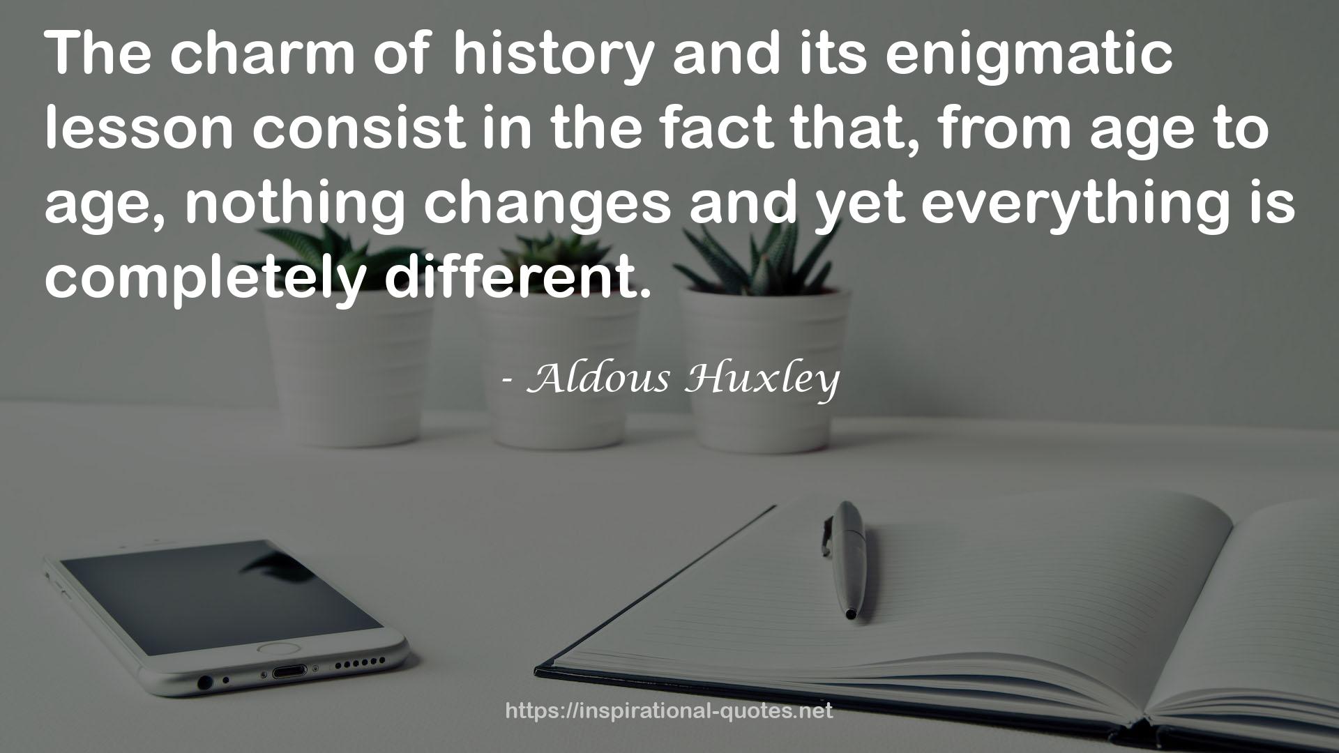 Aldous Huxley QUOTES