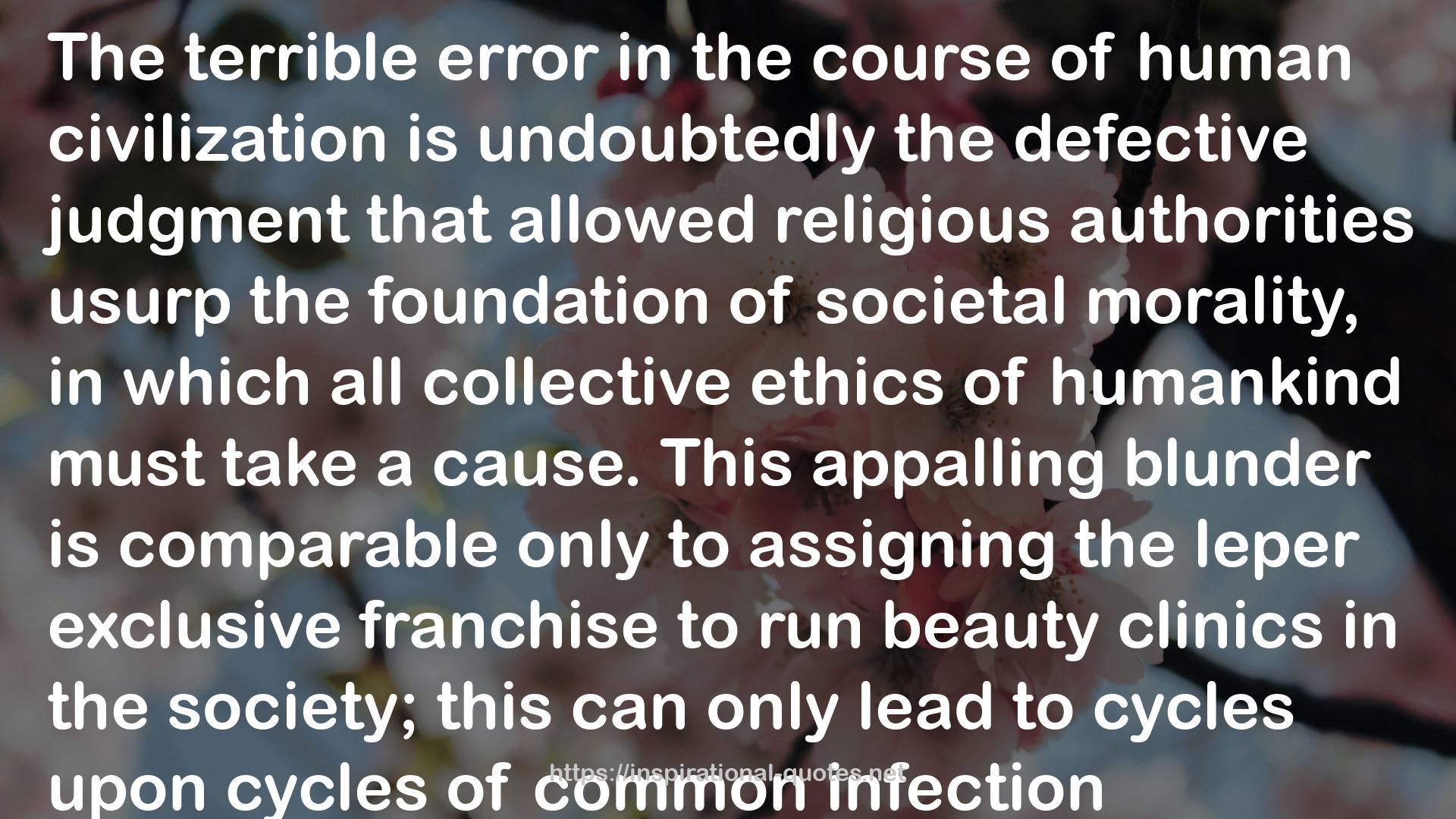 human civilization  QUOTES