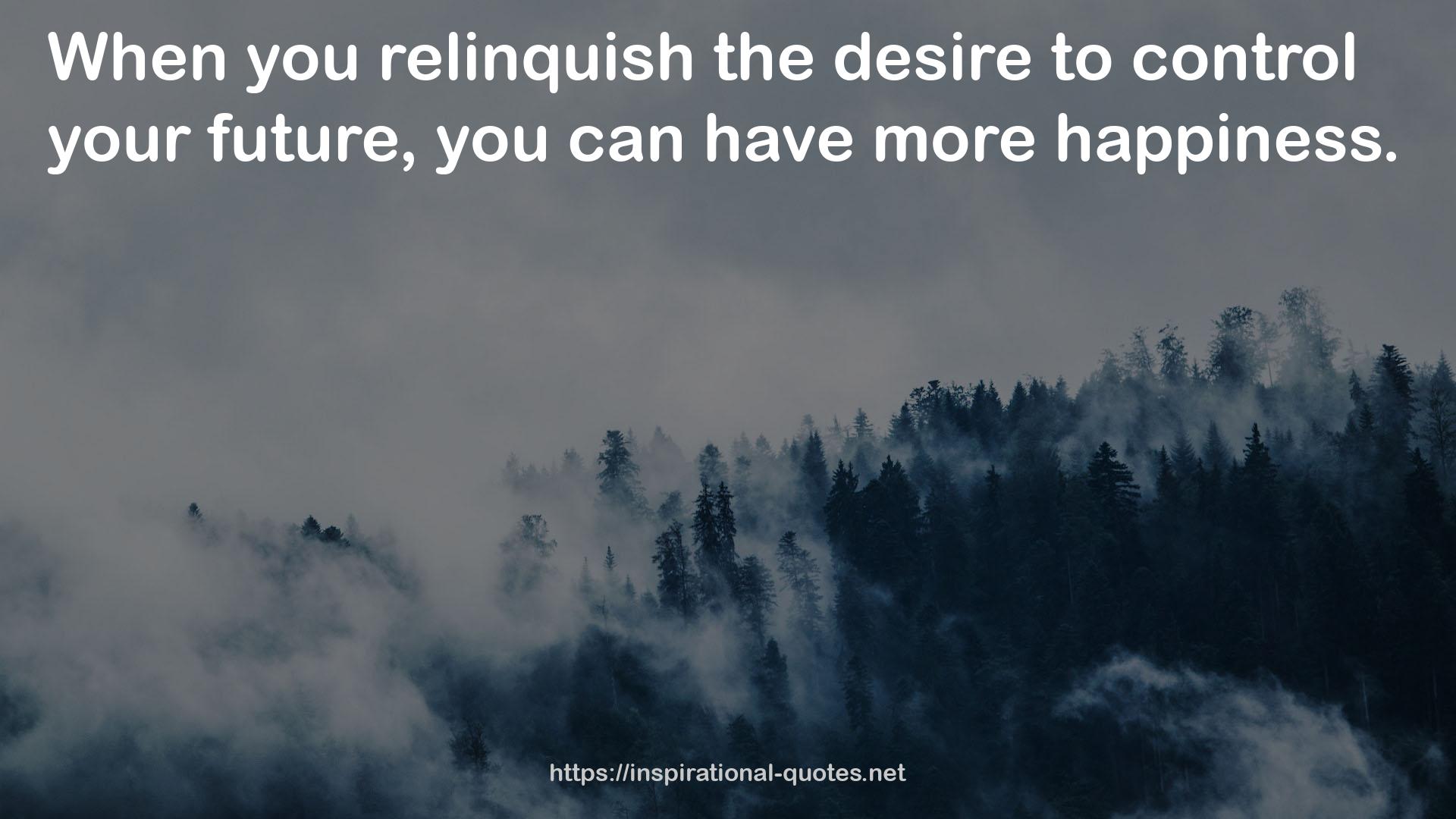 relinquish  QUOTES