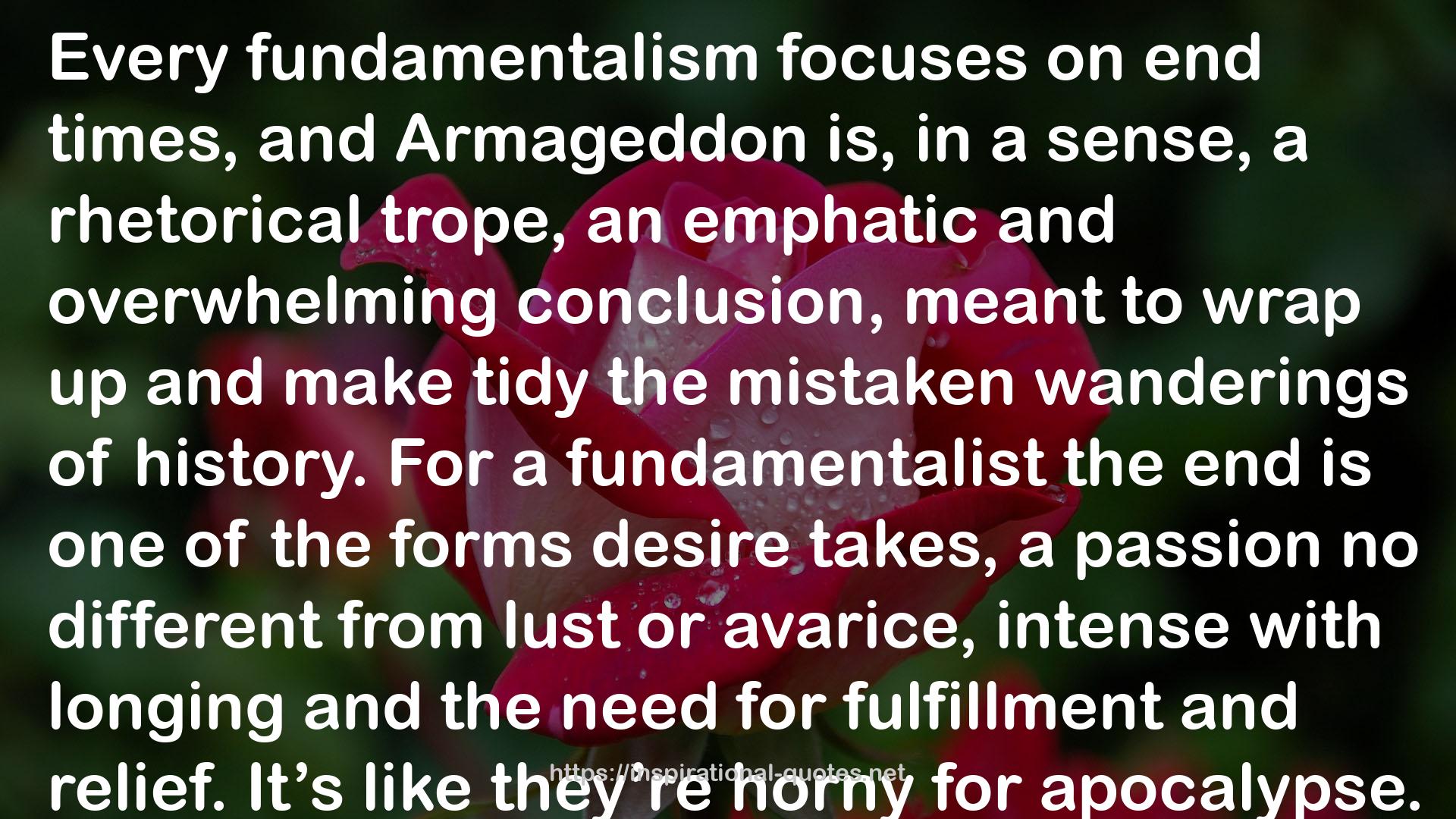 Armageddon  QUOTES