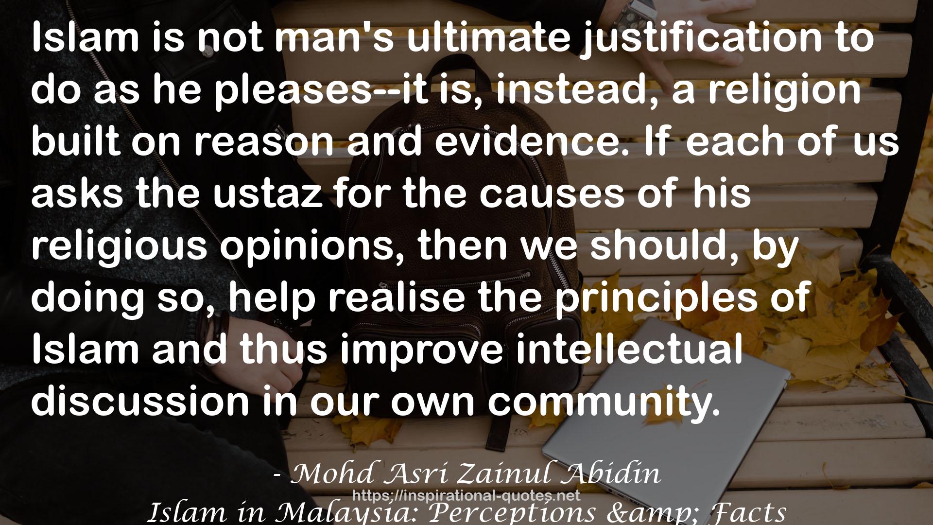 Mohd Asri Zainul Abidin QUOTES