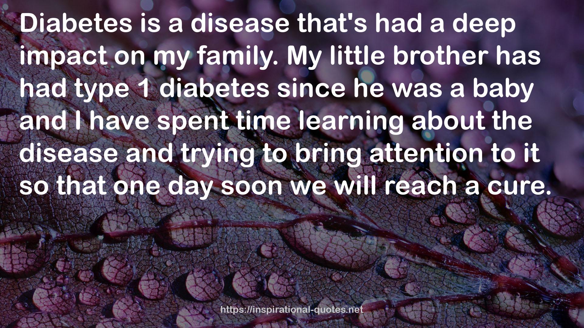 type 1 diabetes  QUOTES