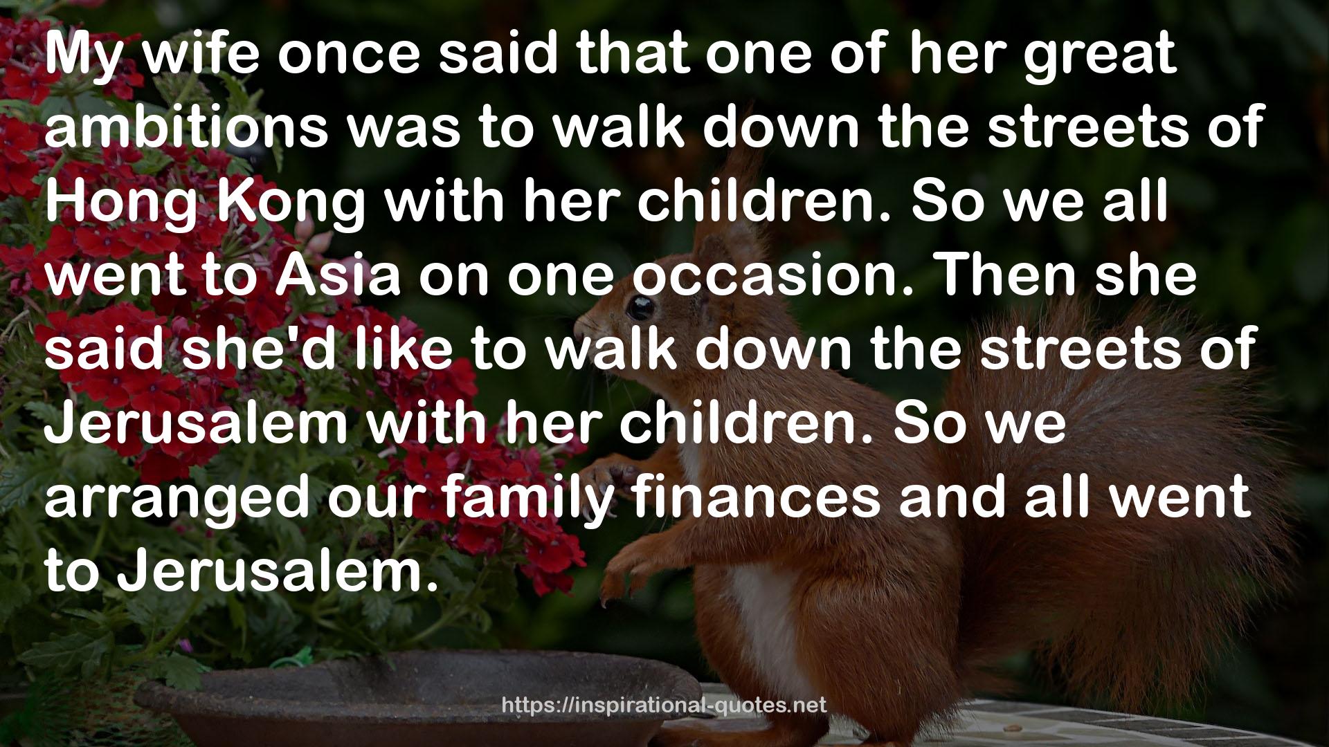 our family finances  QUOTES