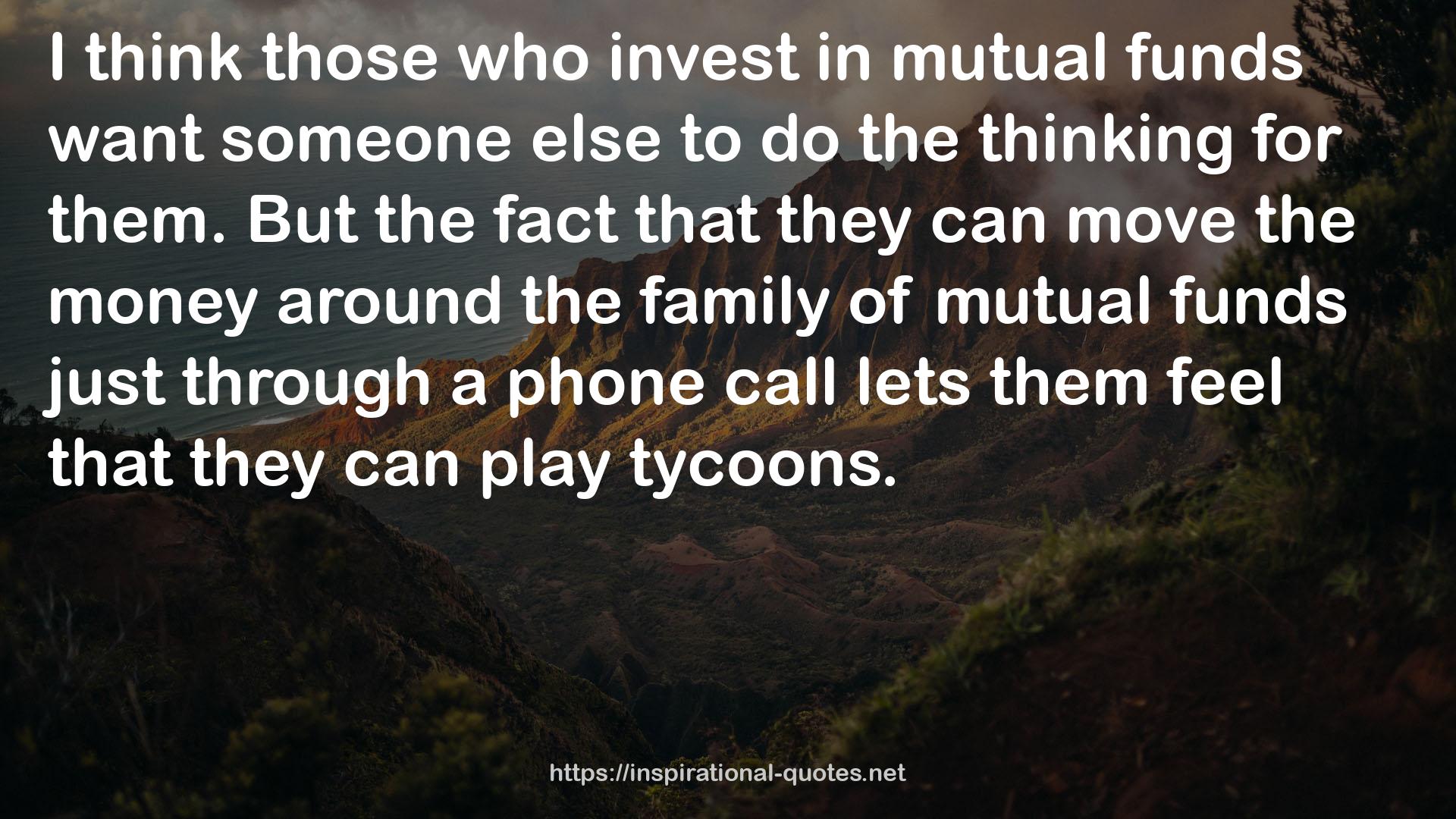 mutual funds  QUOTES