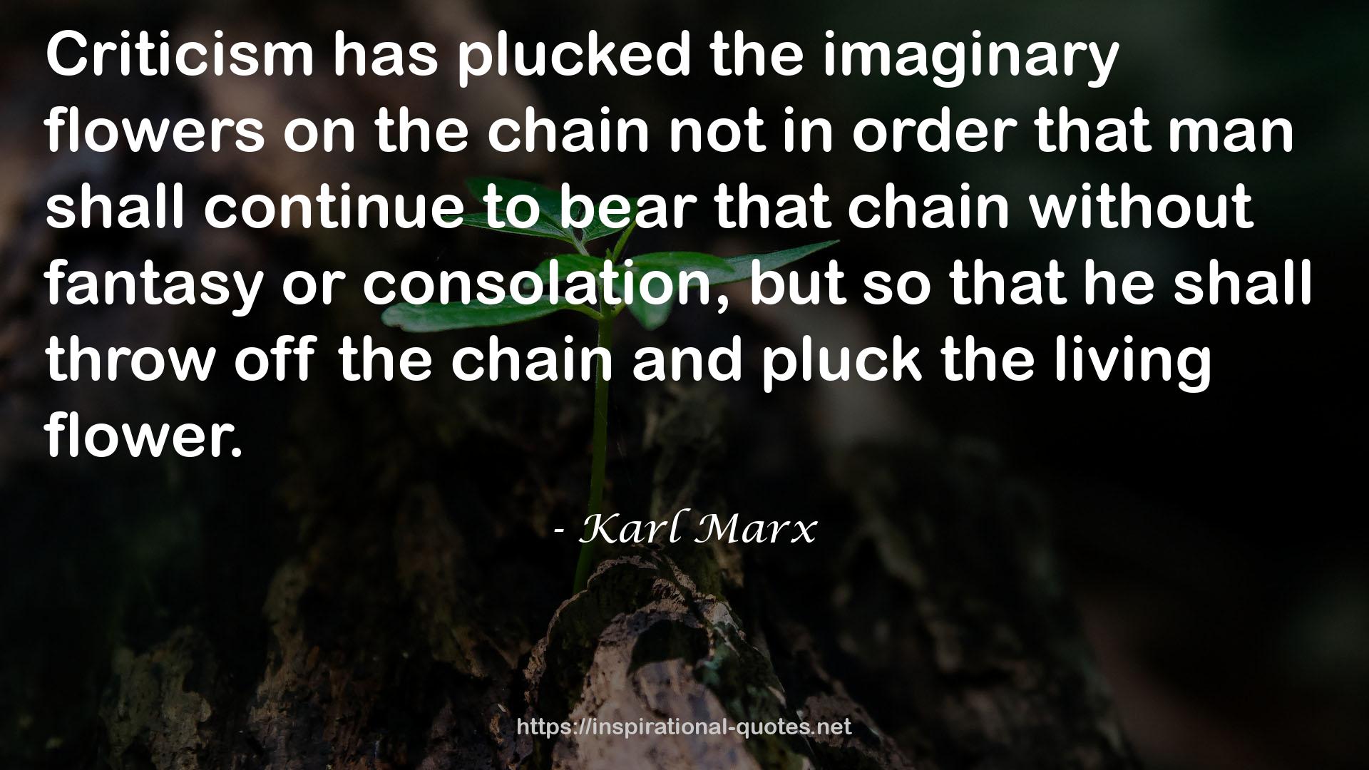 Karl Marx QUOTES