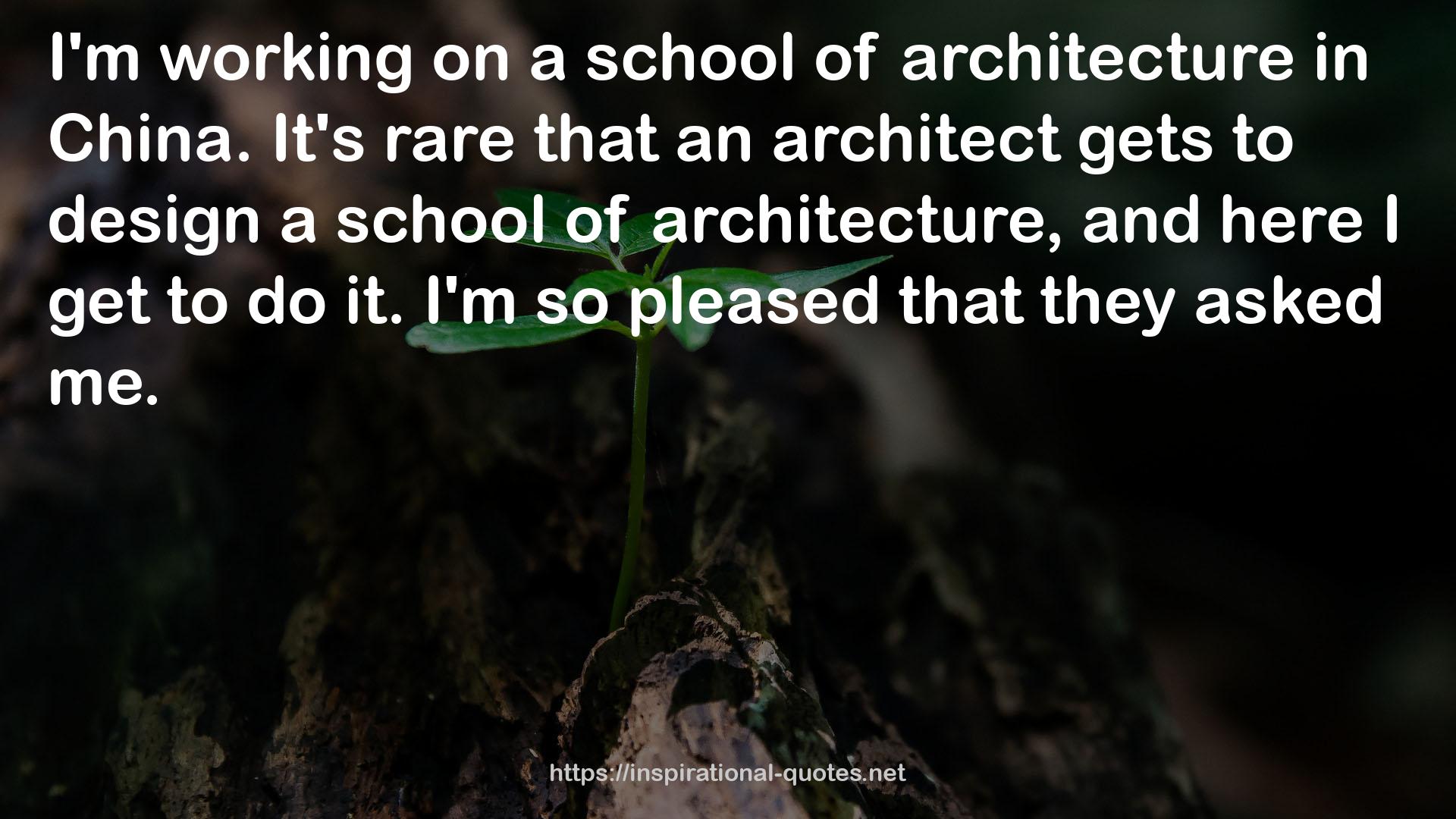 an architect  QUOTES