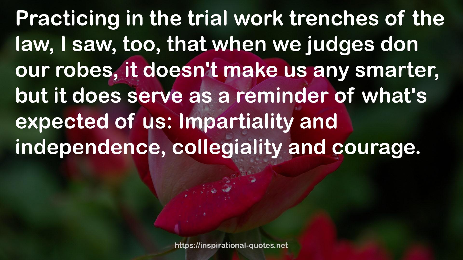 the trial work trenches  QUOTES