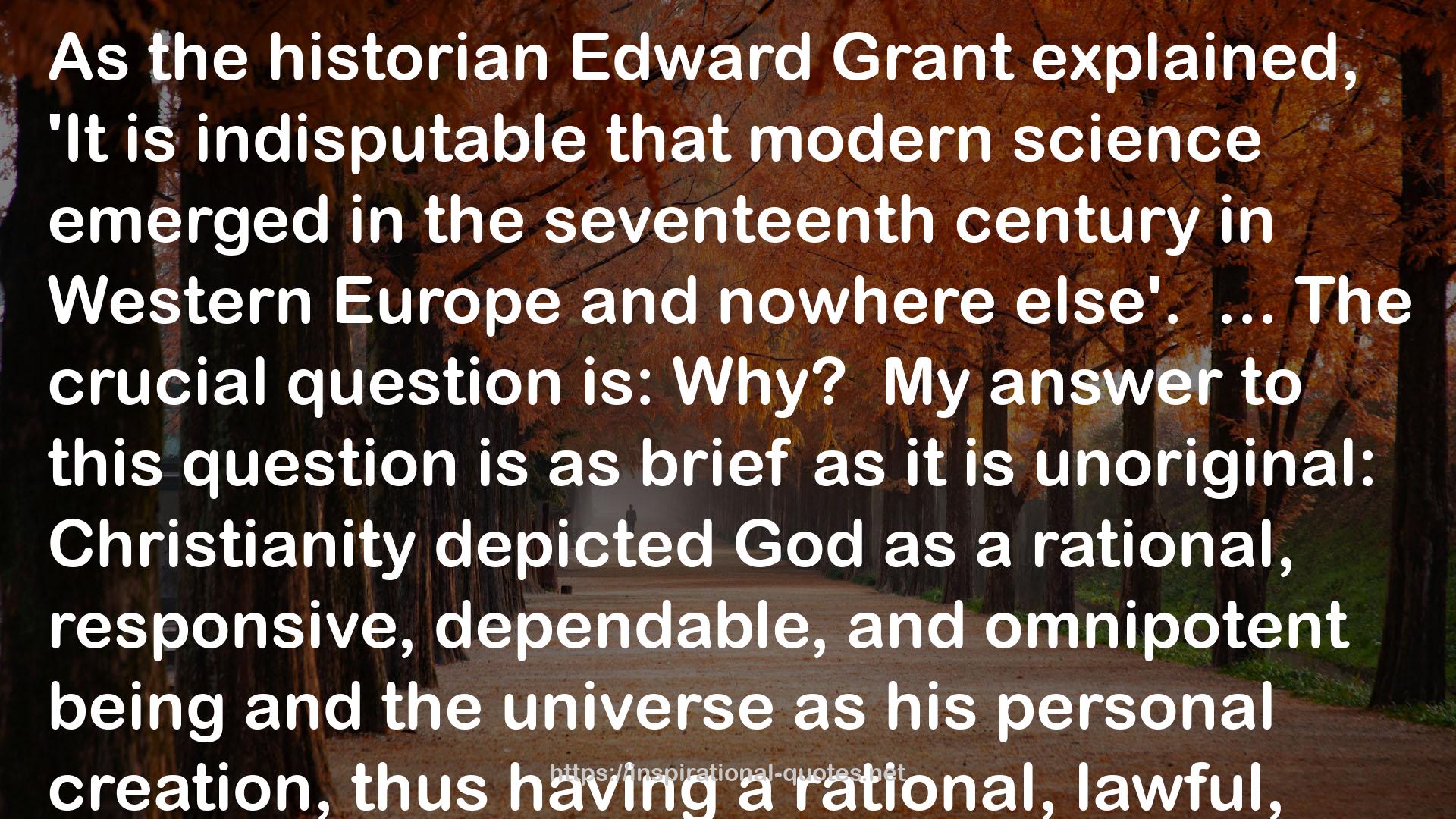 For the Glory of God: How Monotheism Led to Reformations, Science, Witch-Hunts, and the End of Slavery QUOTES