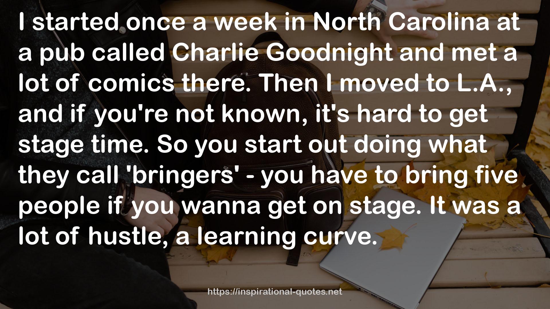 Charlie Goodnight  QUOTES