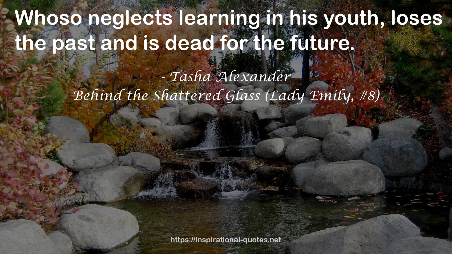 Behind the Shattered Glass (Lady Emily, #8) QUOTES