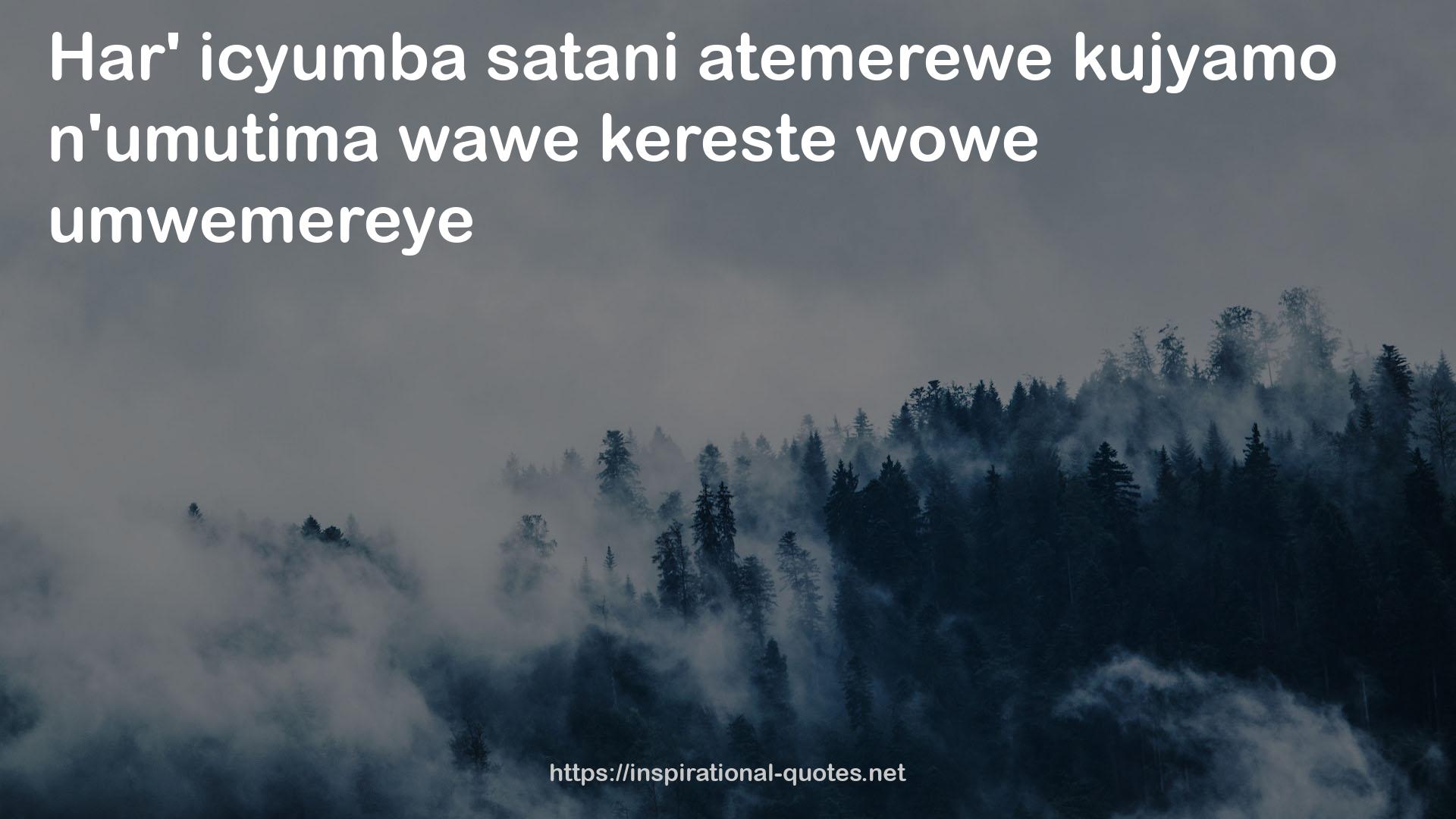 icyumba  QUOTES