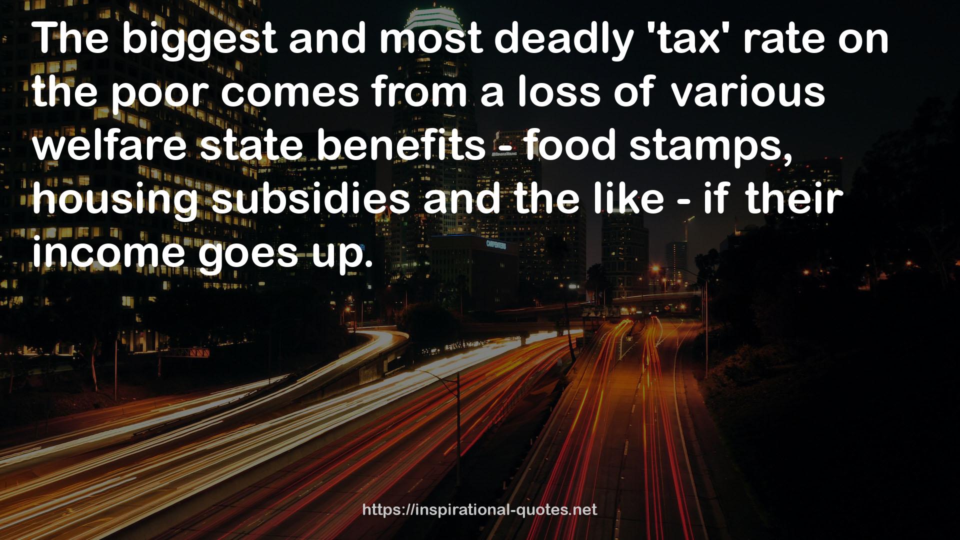 housing subsidies  QUOTES