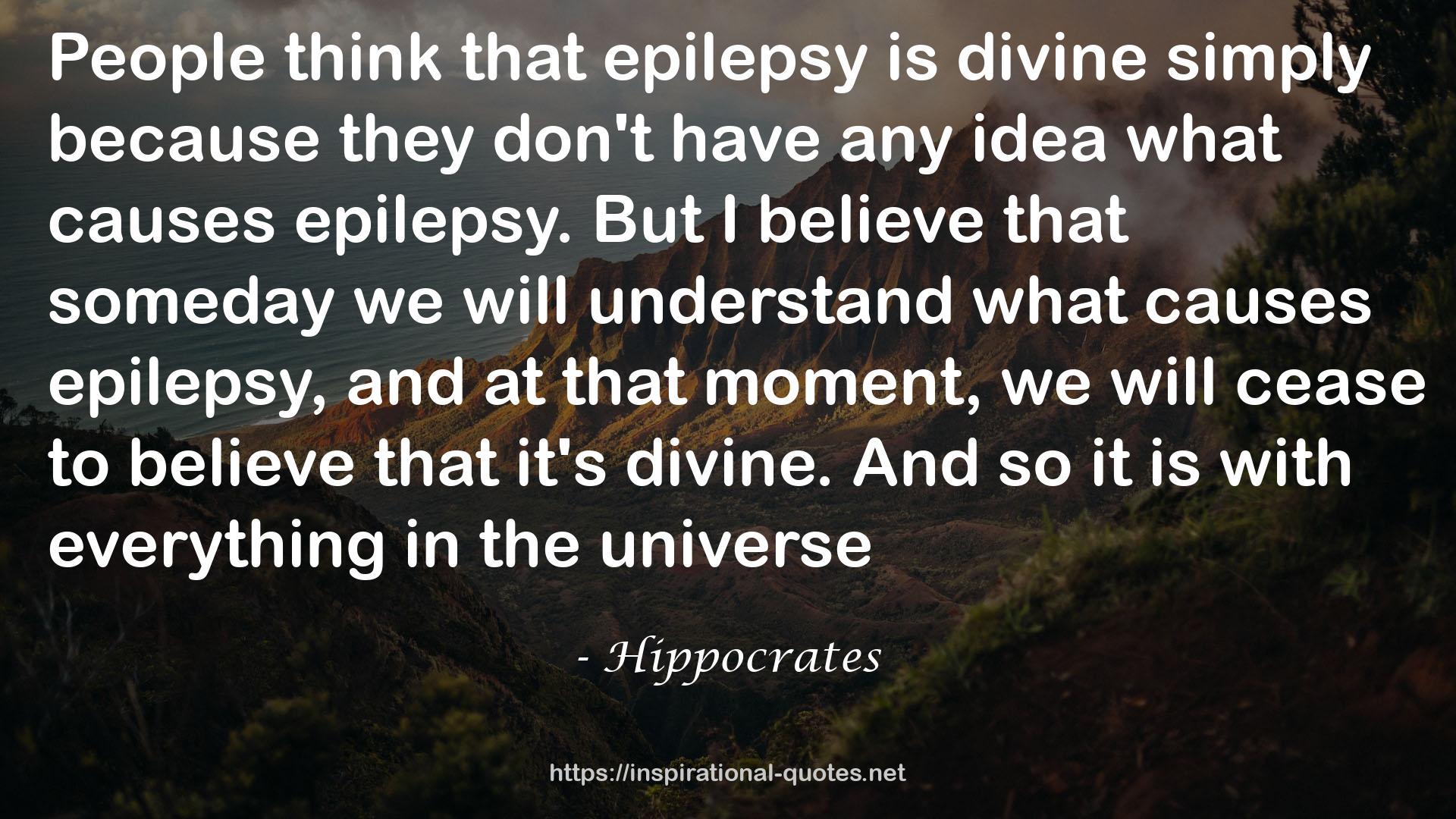 Hippocrates QUOTES