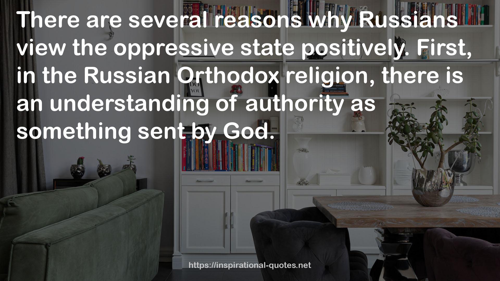 the oppressive state  QUOTES
